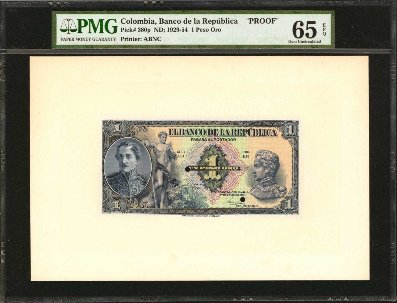 image for: Colombia  1 peso oro(B922e)