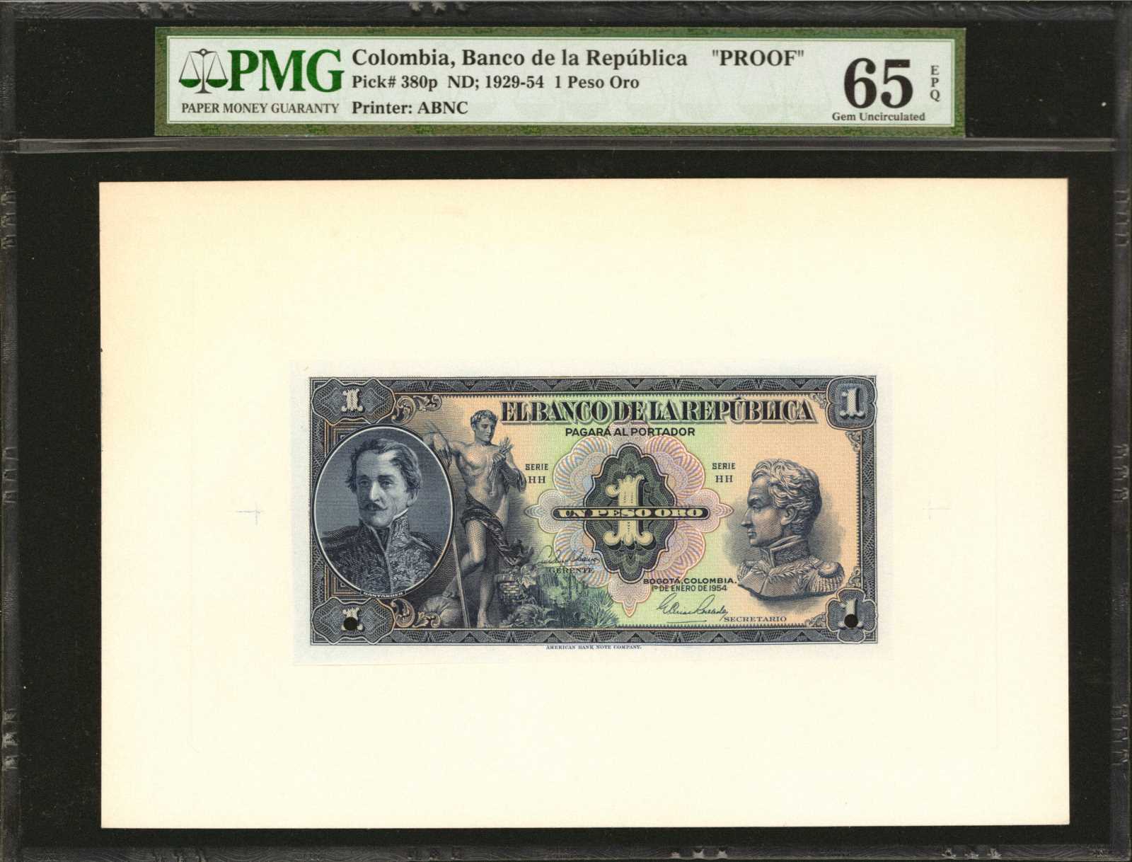 image for: Colombia  1 peso oro(B922c)