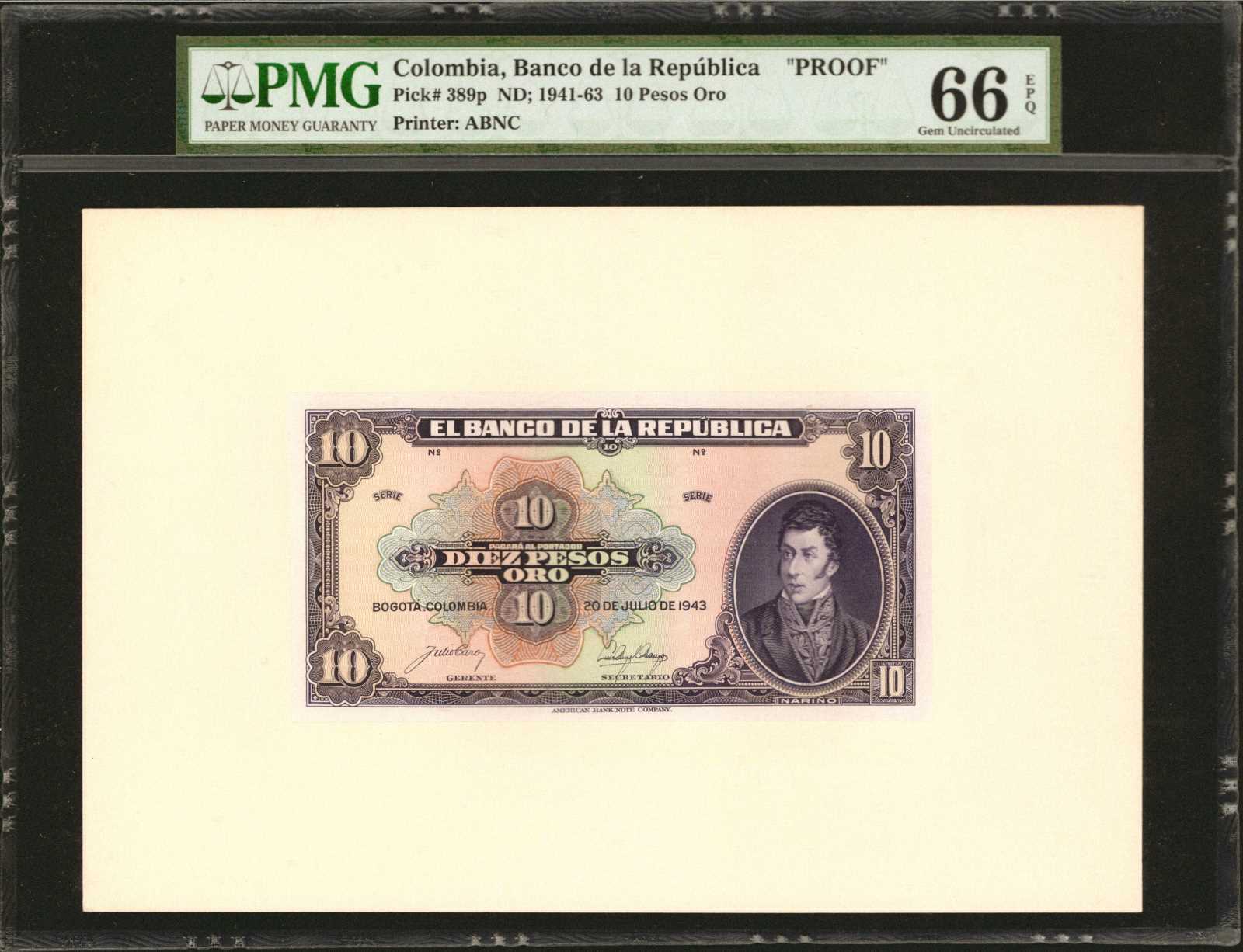 image for: Colombia  10 pesos oro(B925ep2)