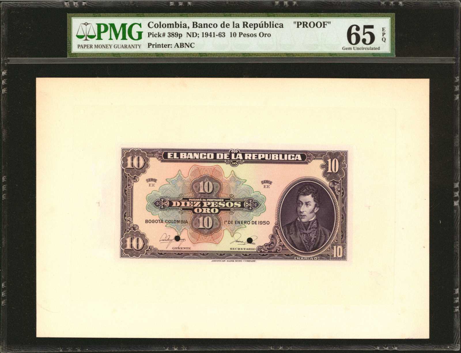 image for: Colombia  10 pesos oro(B925gp)