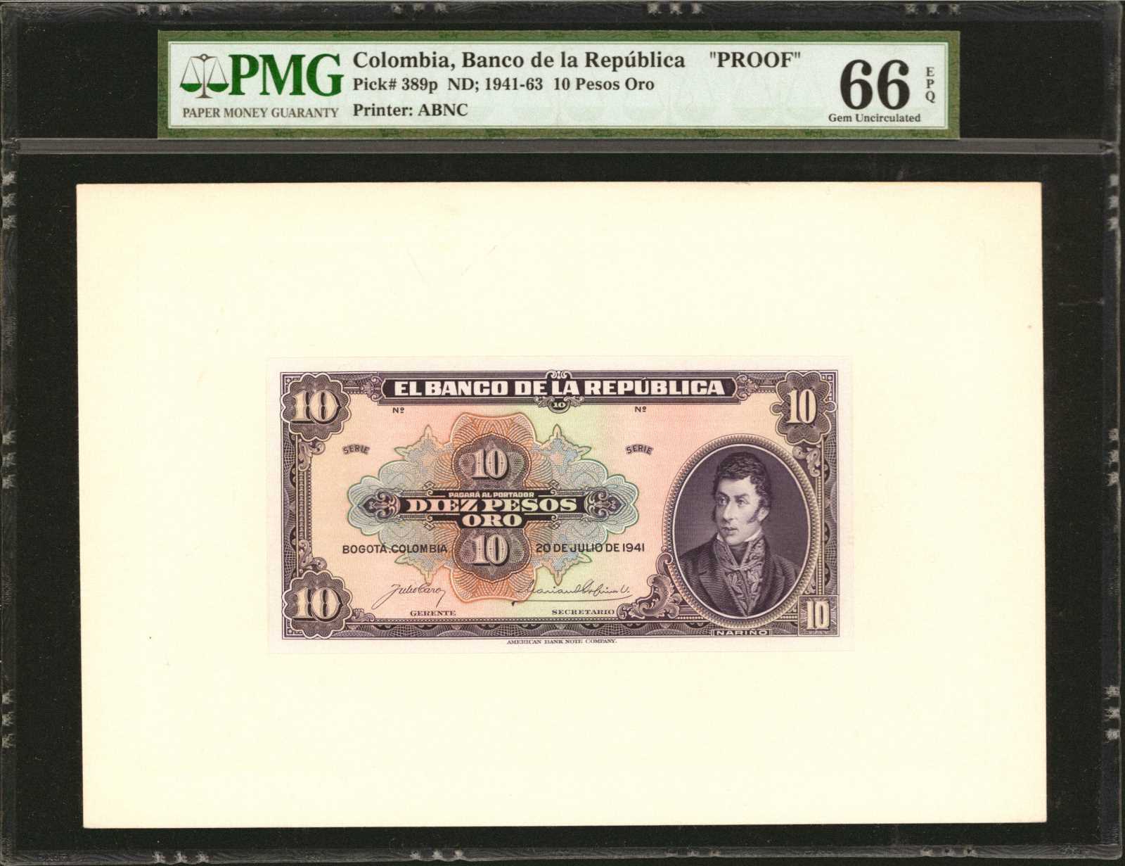 image for: Colombia  10 pesos oro(B925h)