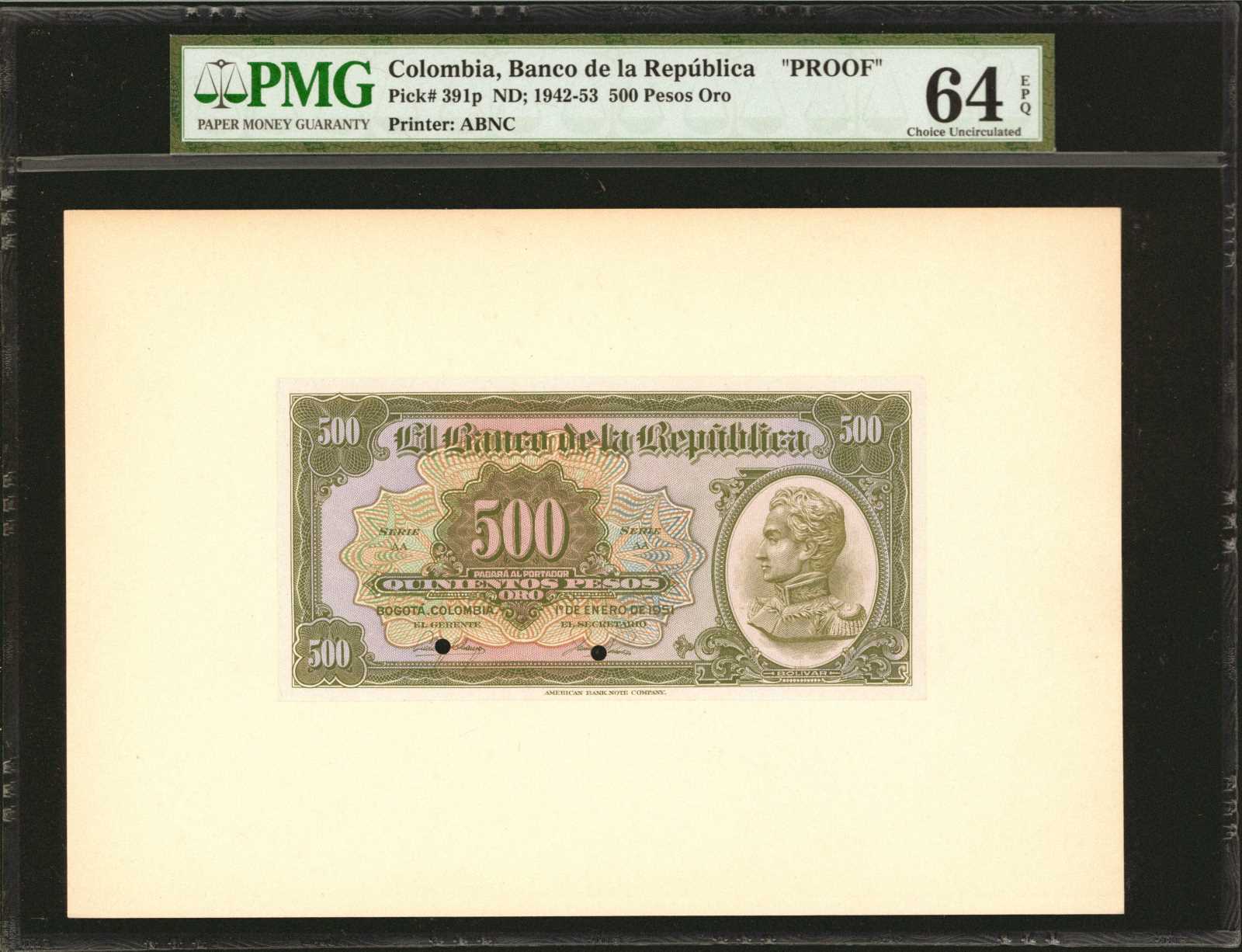 image for: Colombia  500 pesos oro(B929a)