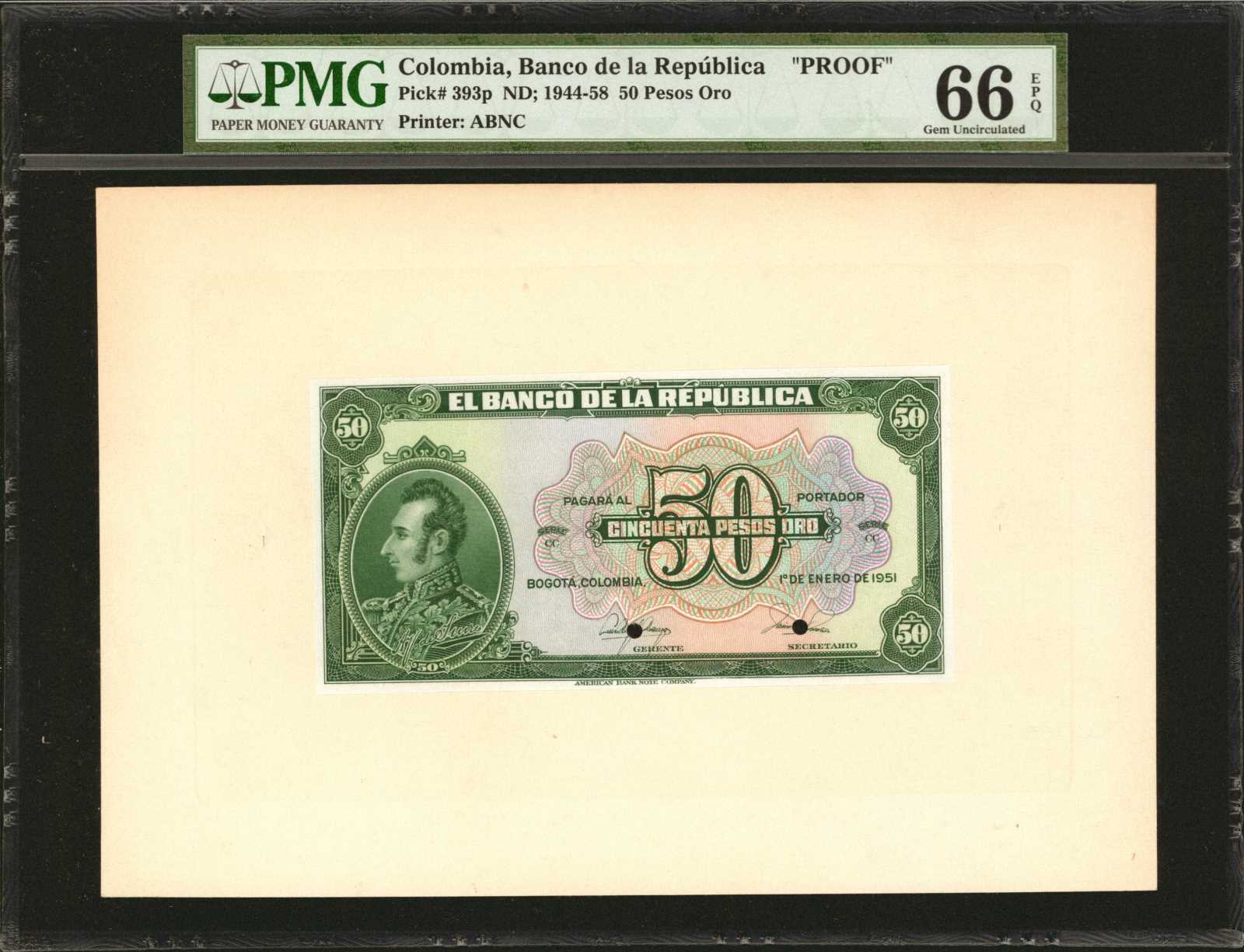image for: Colombia  50 pesos oro(B927b)