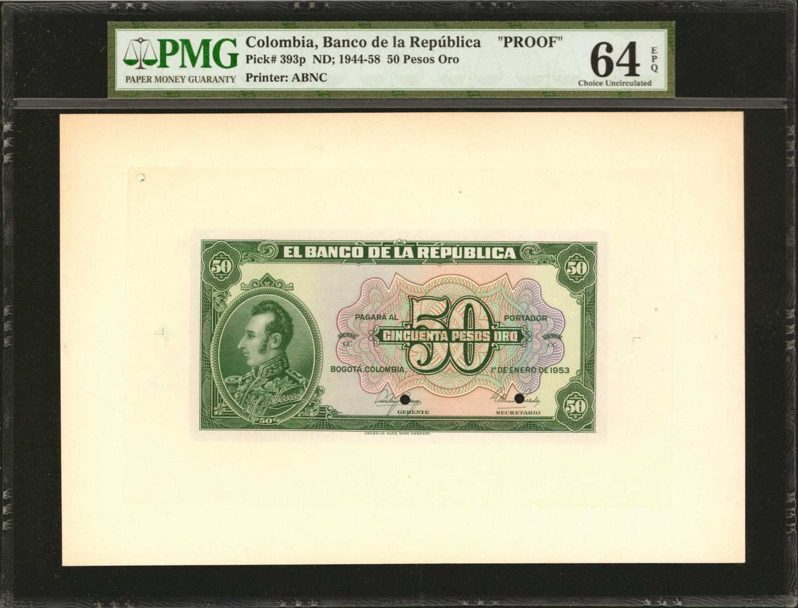 image for: Colombia  50 pesos oro(B927b)