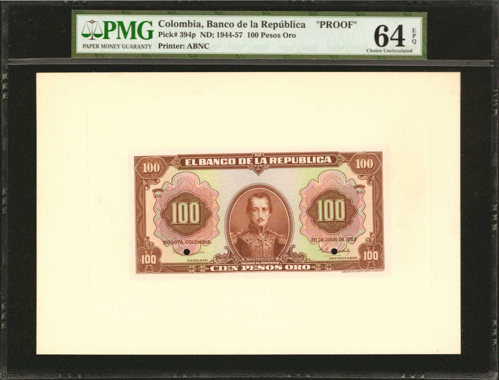 image for: Colombia  100 pesos oro(B928as)