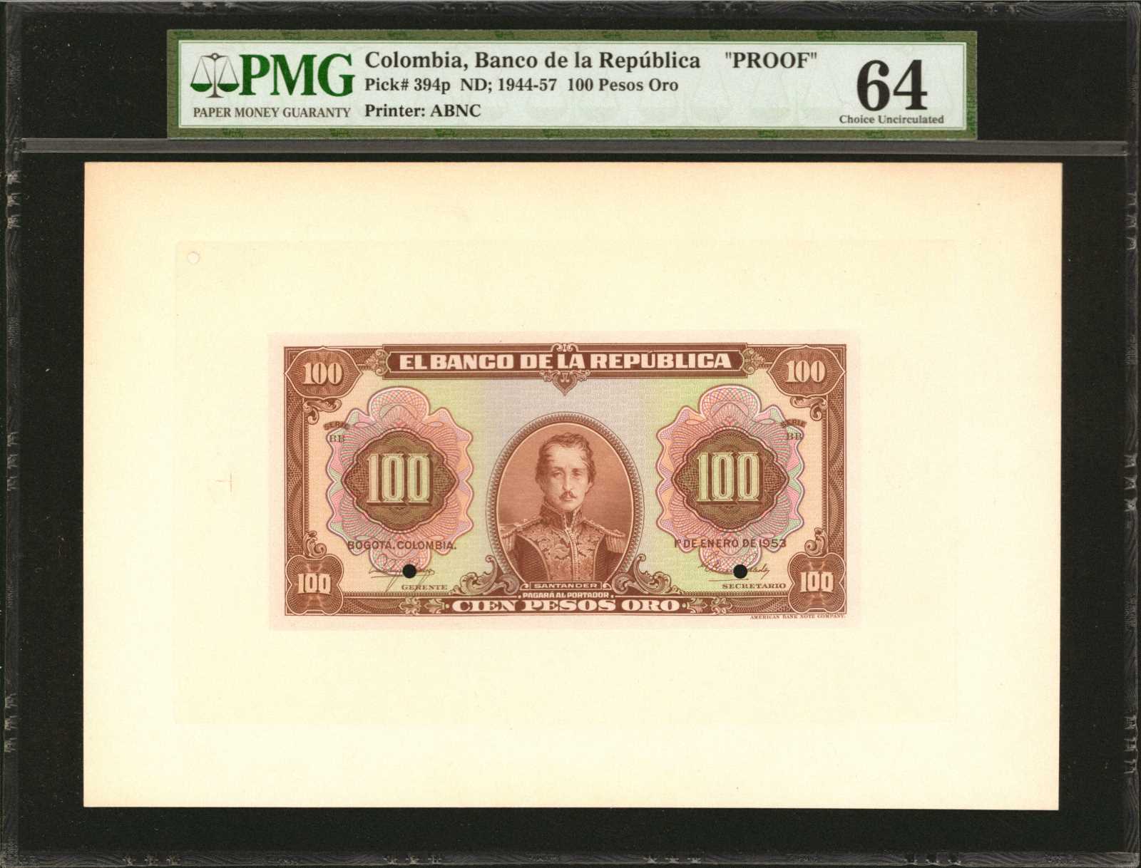 image for: Colombia  100 pesos oro(B928as)