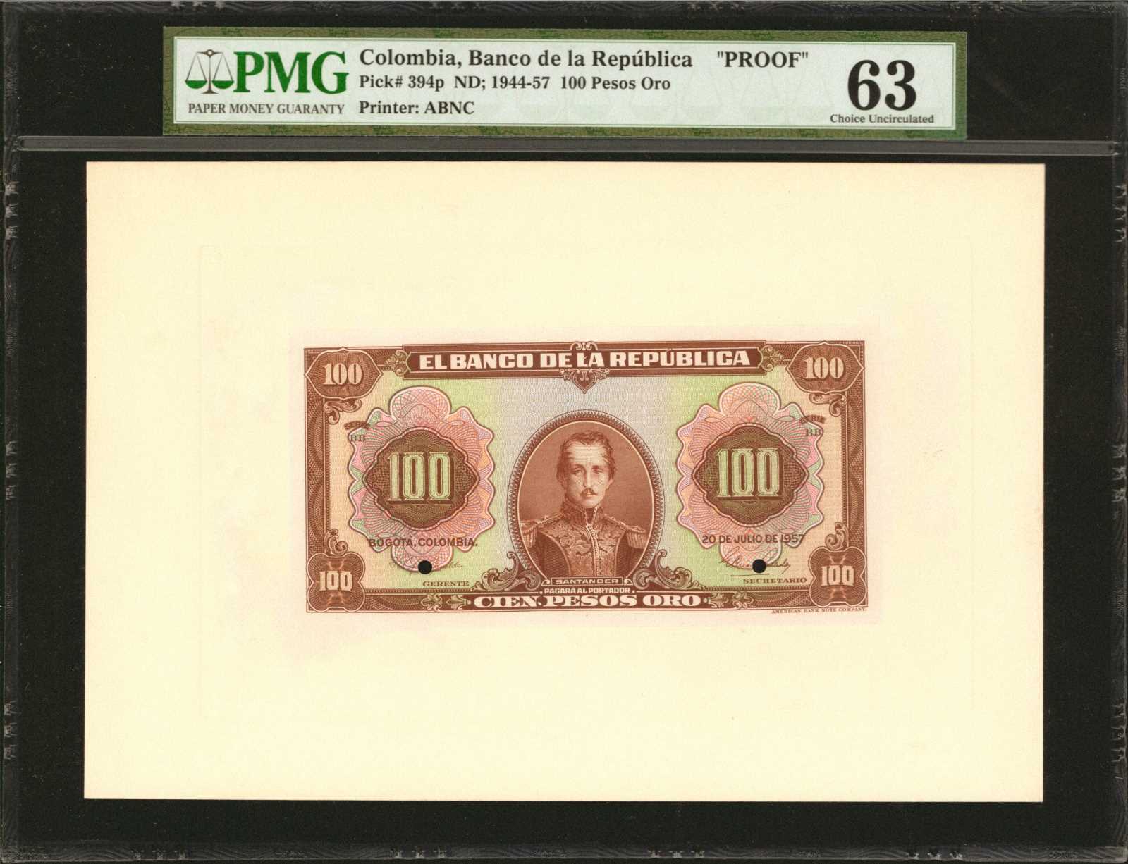 image for: Colombia  100 pesos oro(B928g)