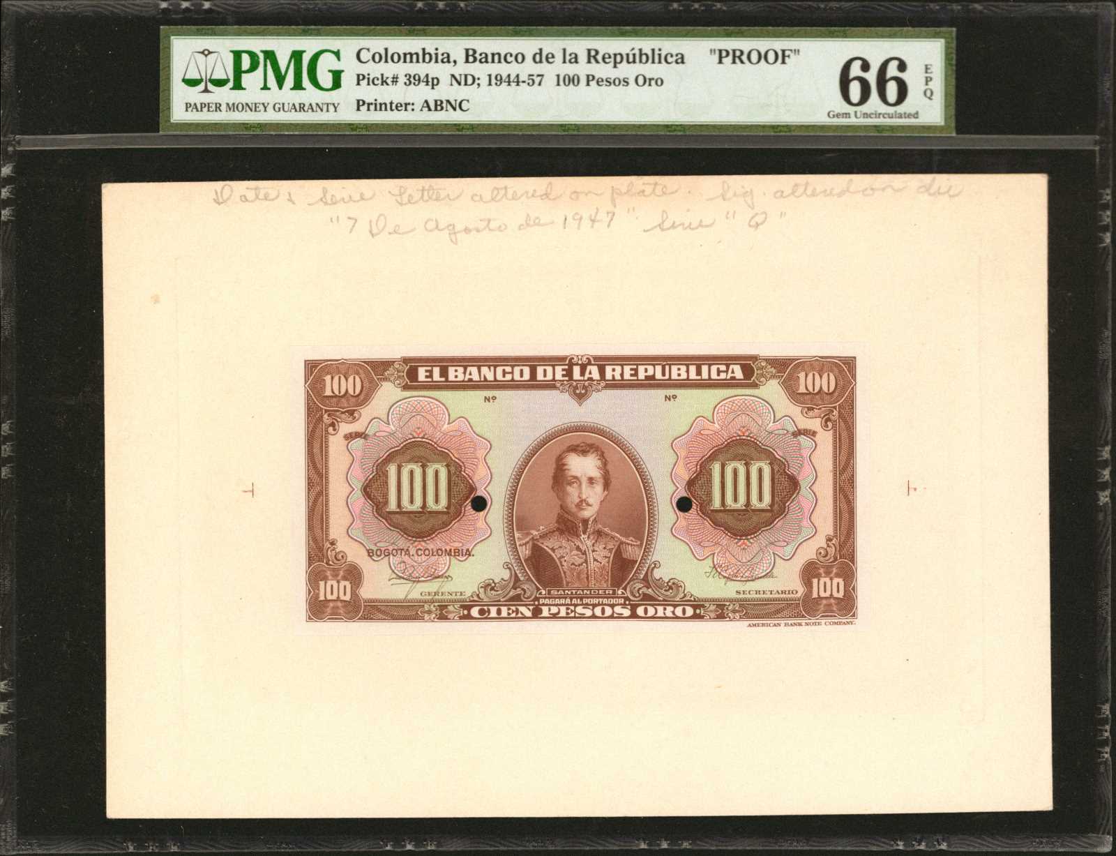 image for: Colombia  500 pesos oro(B929g)