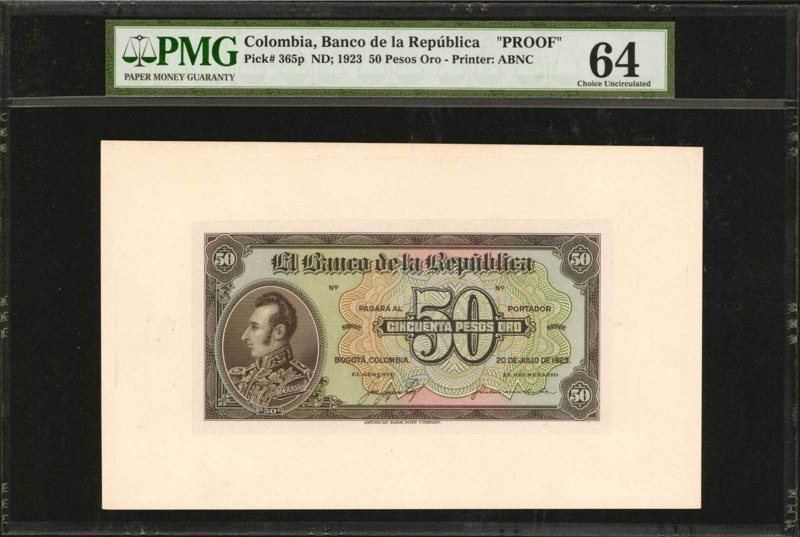 image for: Colombia  50 pesos oro(B909as)
