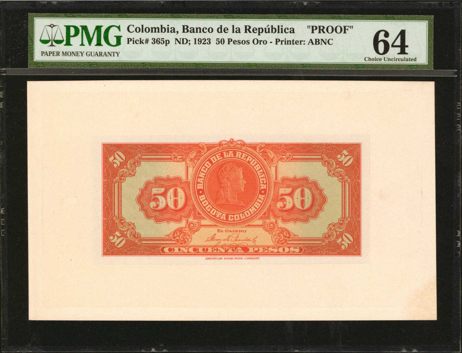 image for: Colombia  50 pesos oro(B909as)