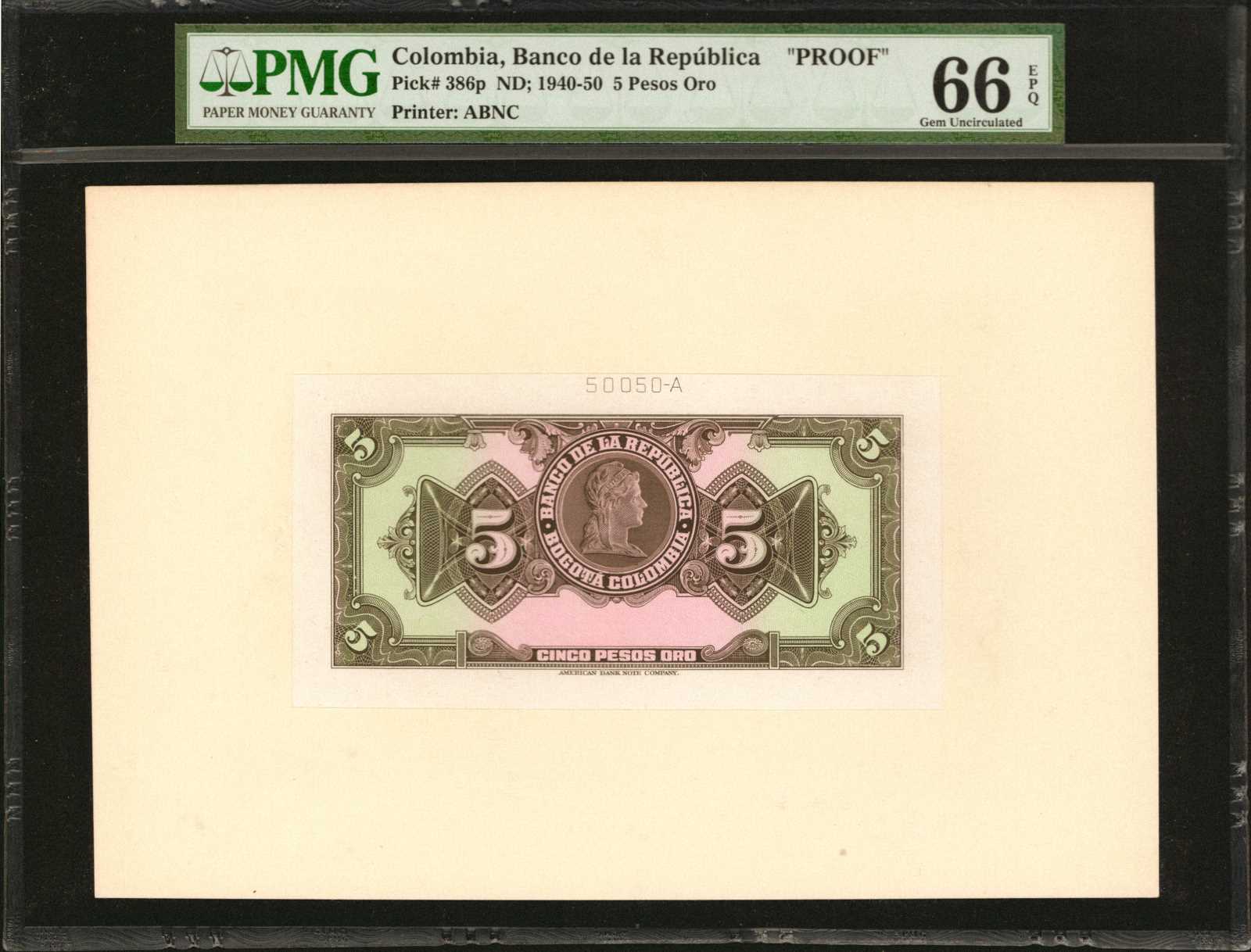 image for: Colombia  5 pesos oro(B924e)