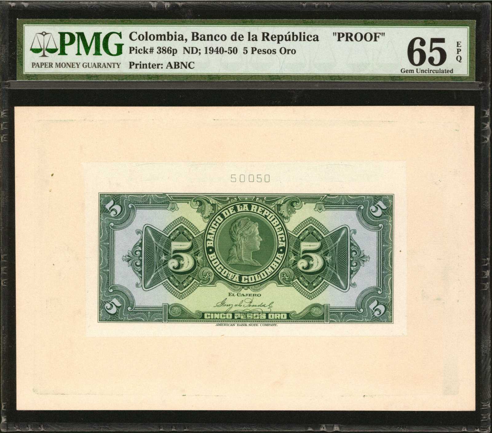 image for: Colombia  5 pesos oro(B924ap)