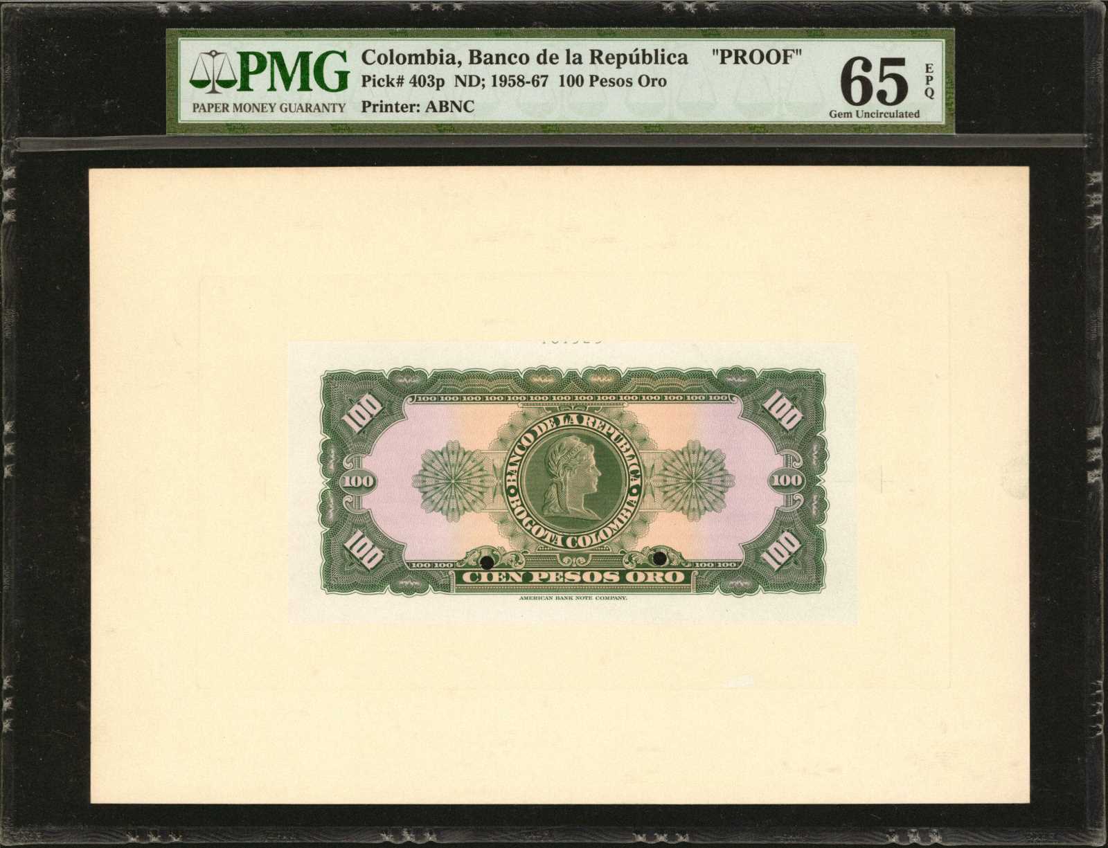 image for: Colombia  100 pesos oro(B944e)