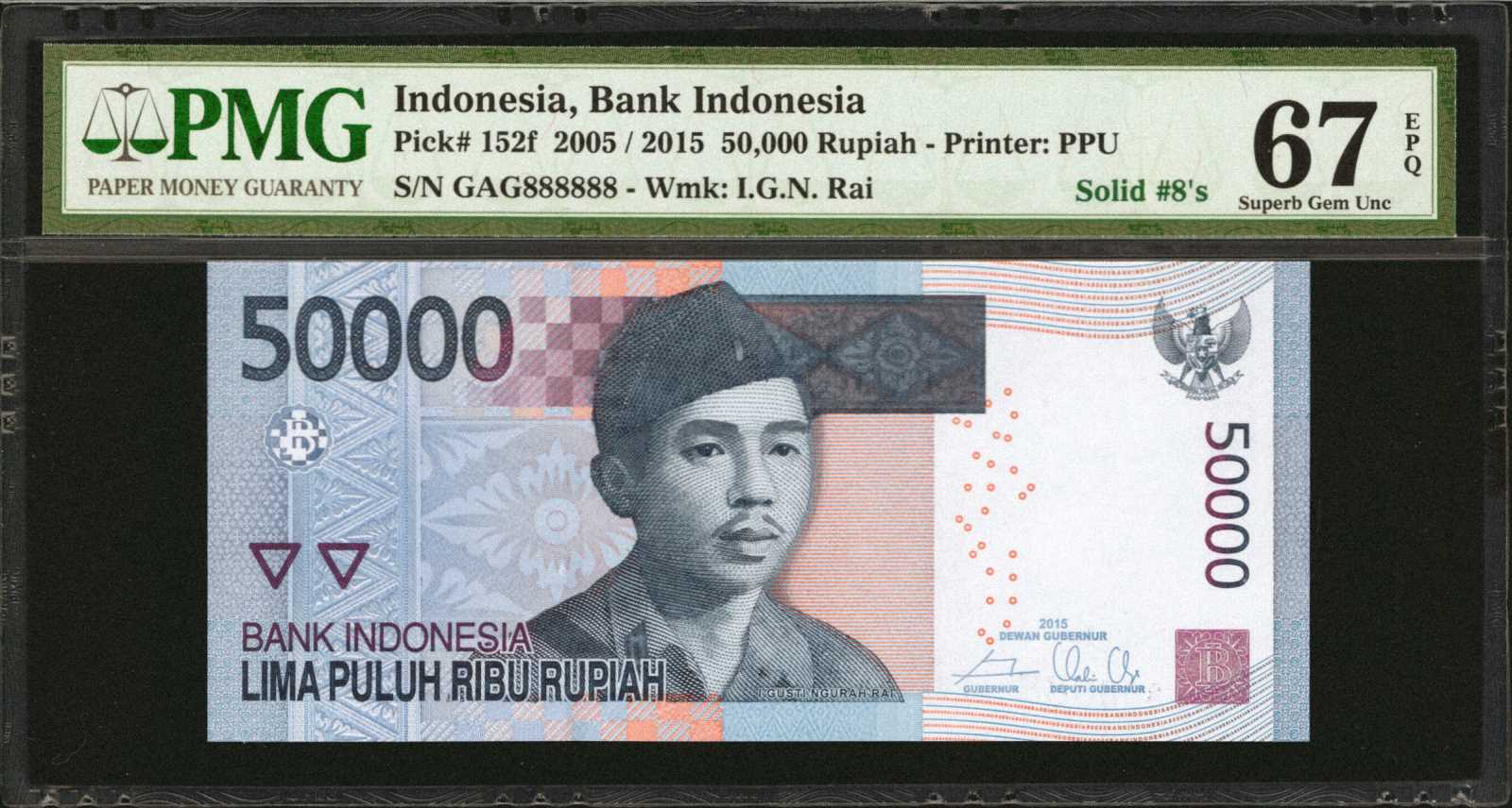 image for: Indonesia  50,000 rupiah (B606b)