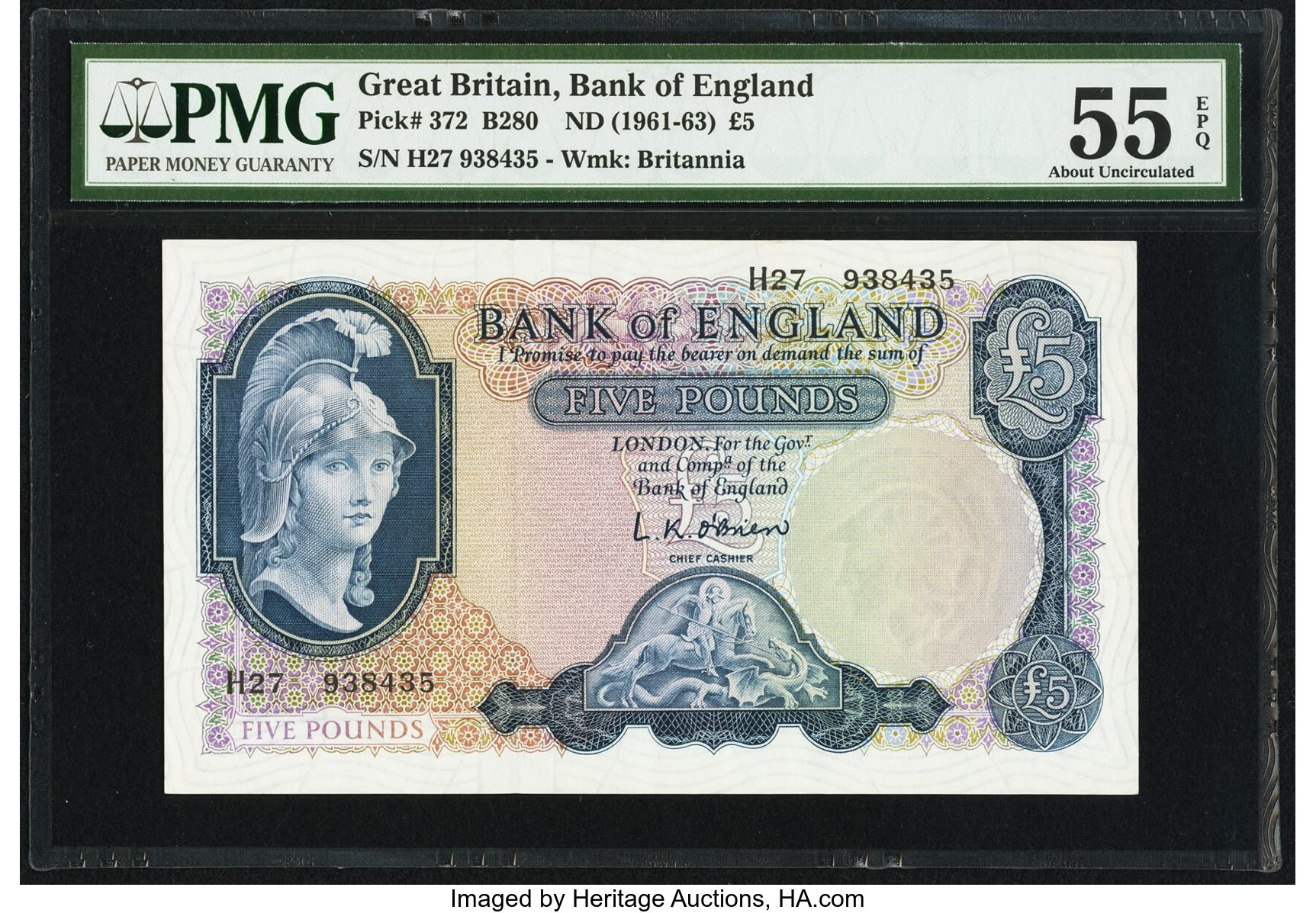 image for: United Kingdom  5 pounds (B178b)