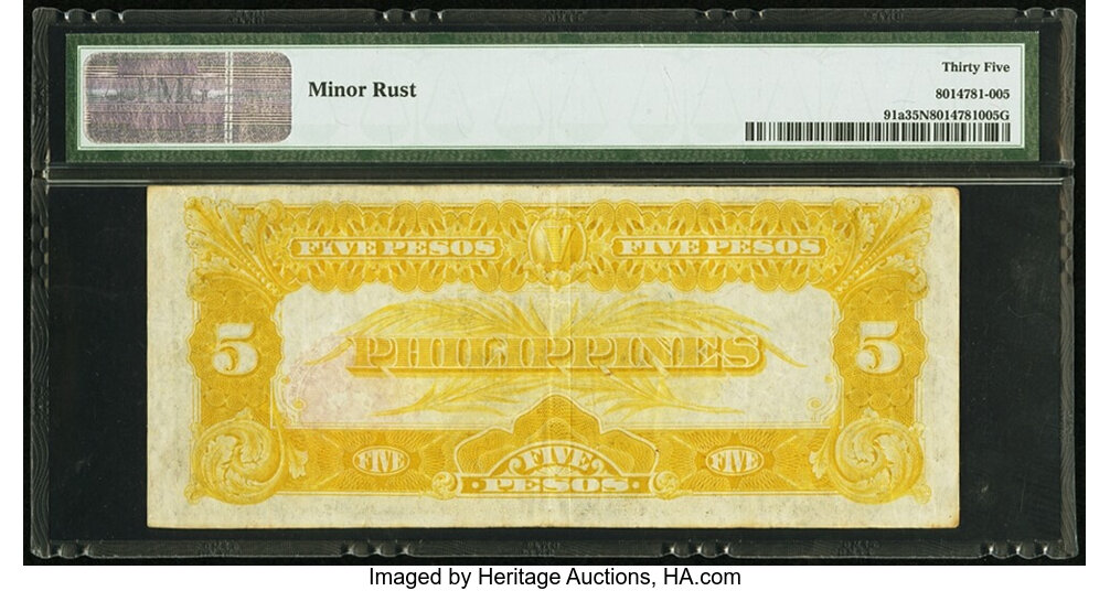 image for: Philippines  5 pesos (B548a)