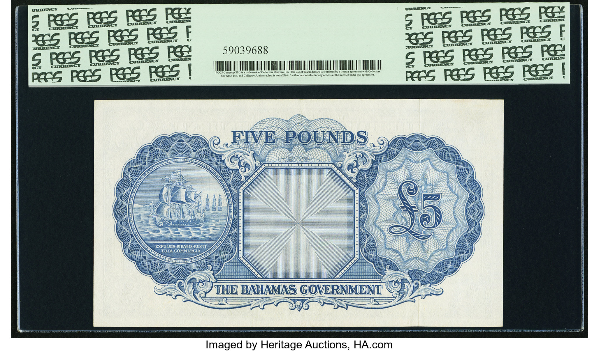 image for: Bahamas  5 pounds(B115b)