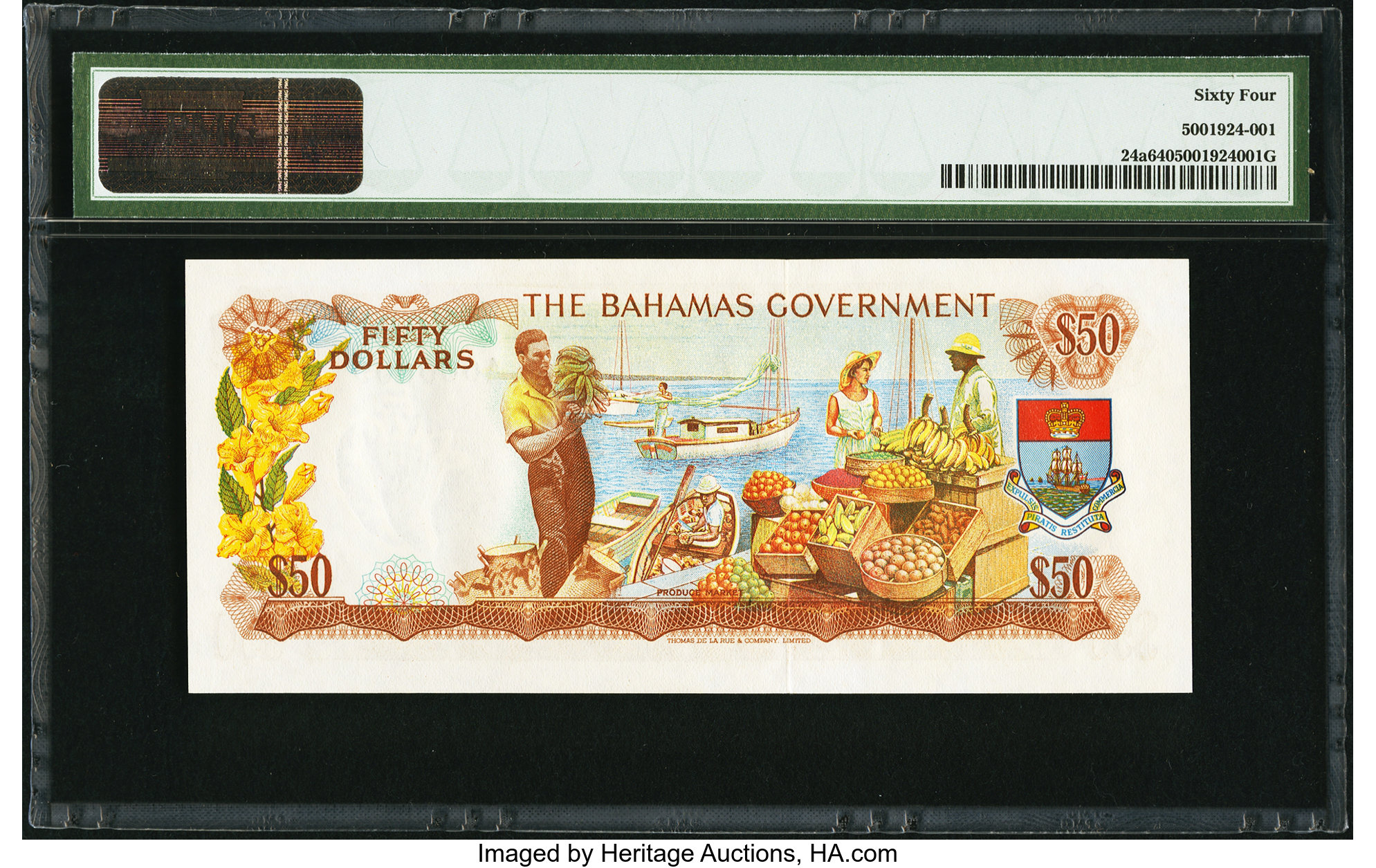 image for: Bahamas  50 dollars (B123a)