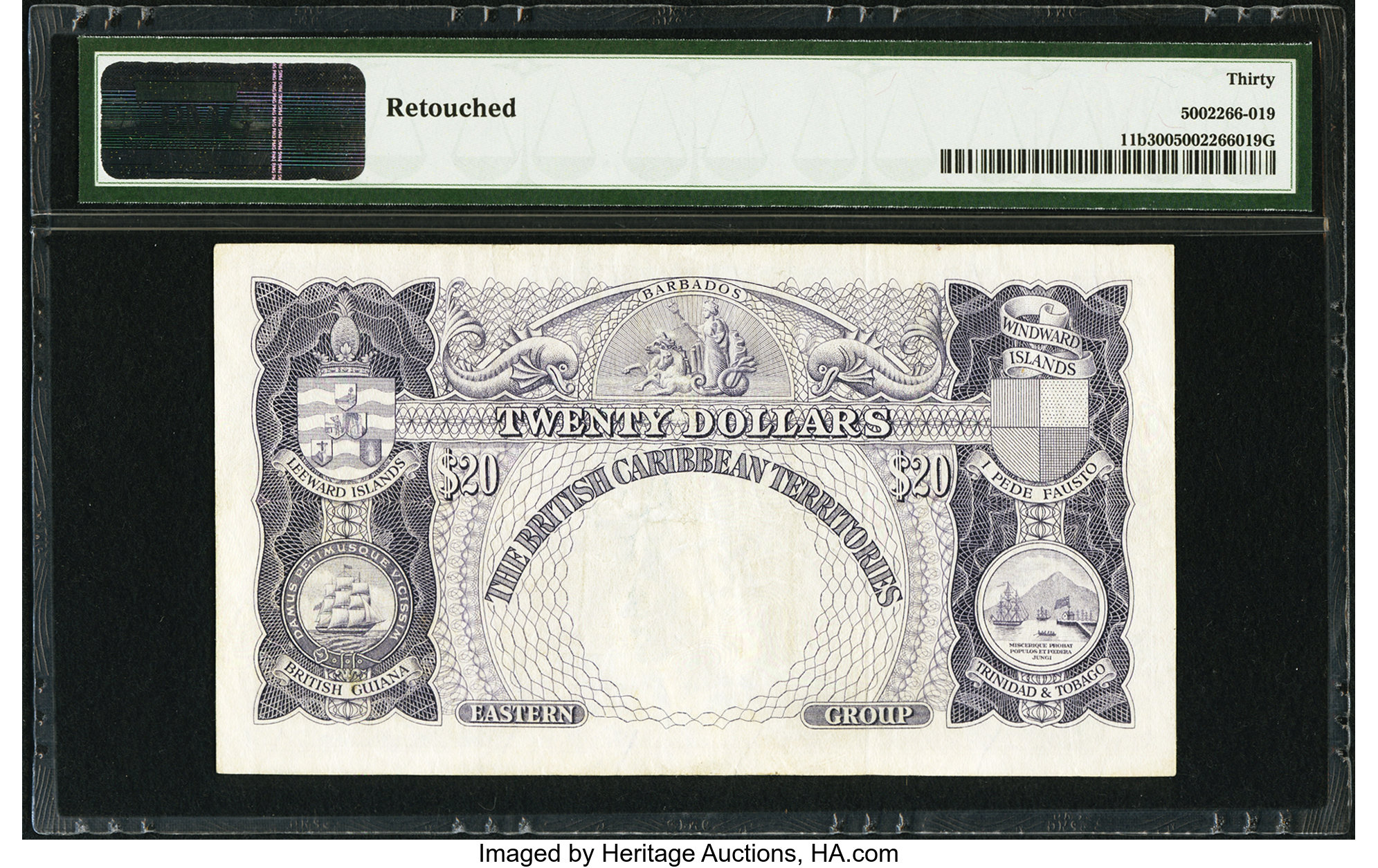 image for: British Caribbean Territories  20 dollars(B111g)