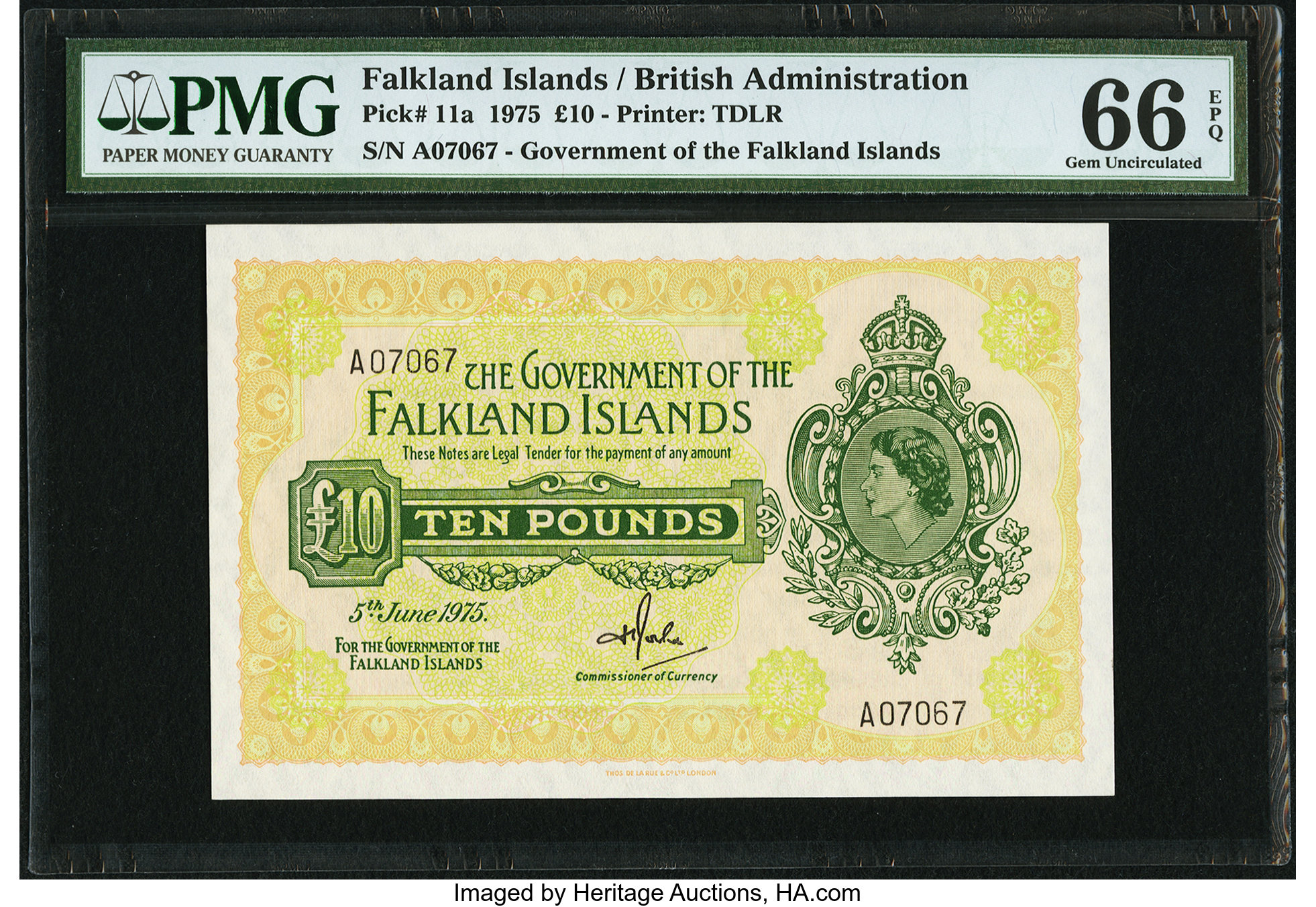 image for: Falkland Islands  10 pounds (B216cs1)