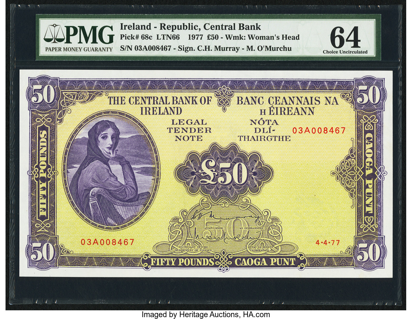 image for: Ireland, Republic of  50 pounds (B213a)