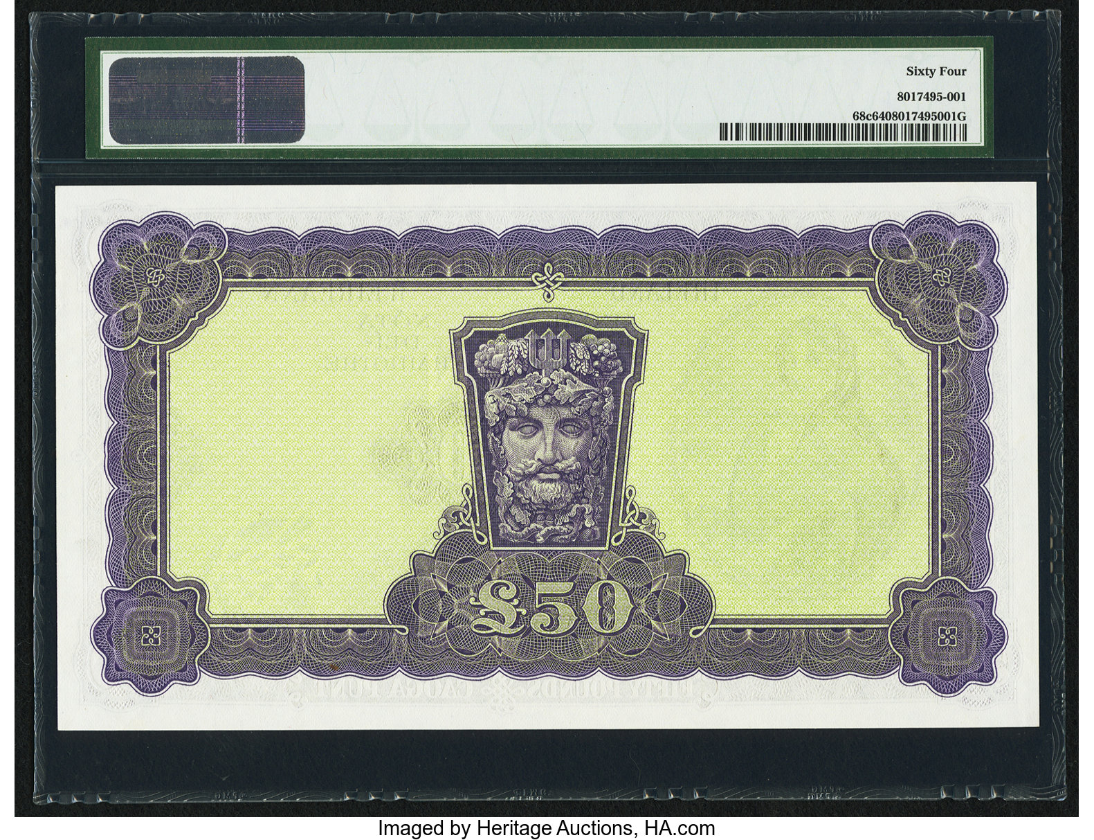 image for: Ireland, Republic of  50 pounds (B213as)