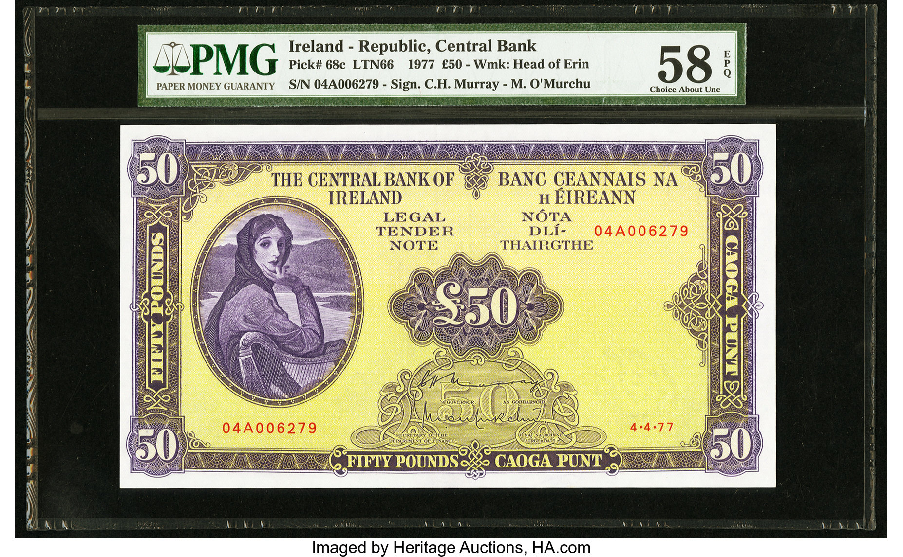 image for: Ireland, Republic of  50 pounds (B213bs2)