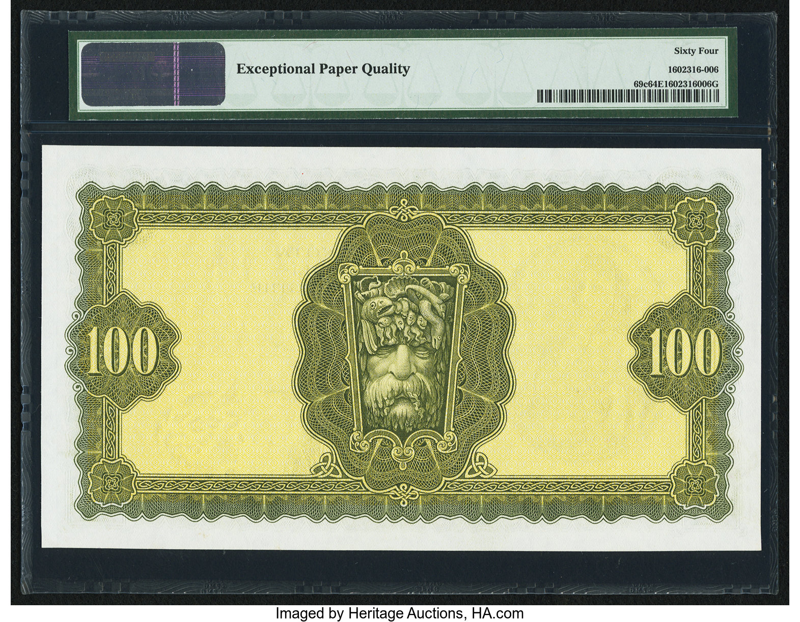 image for: Ireland, Republic of  100 pounds (B214as2)