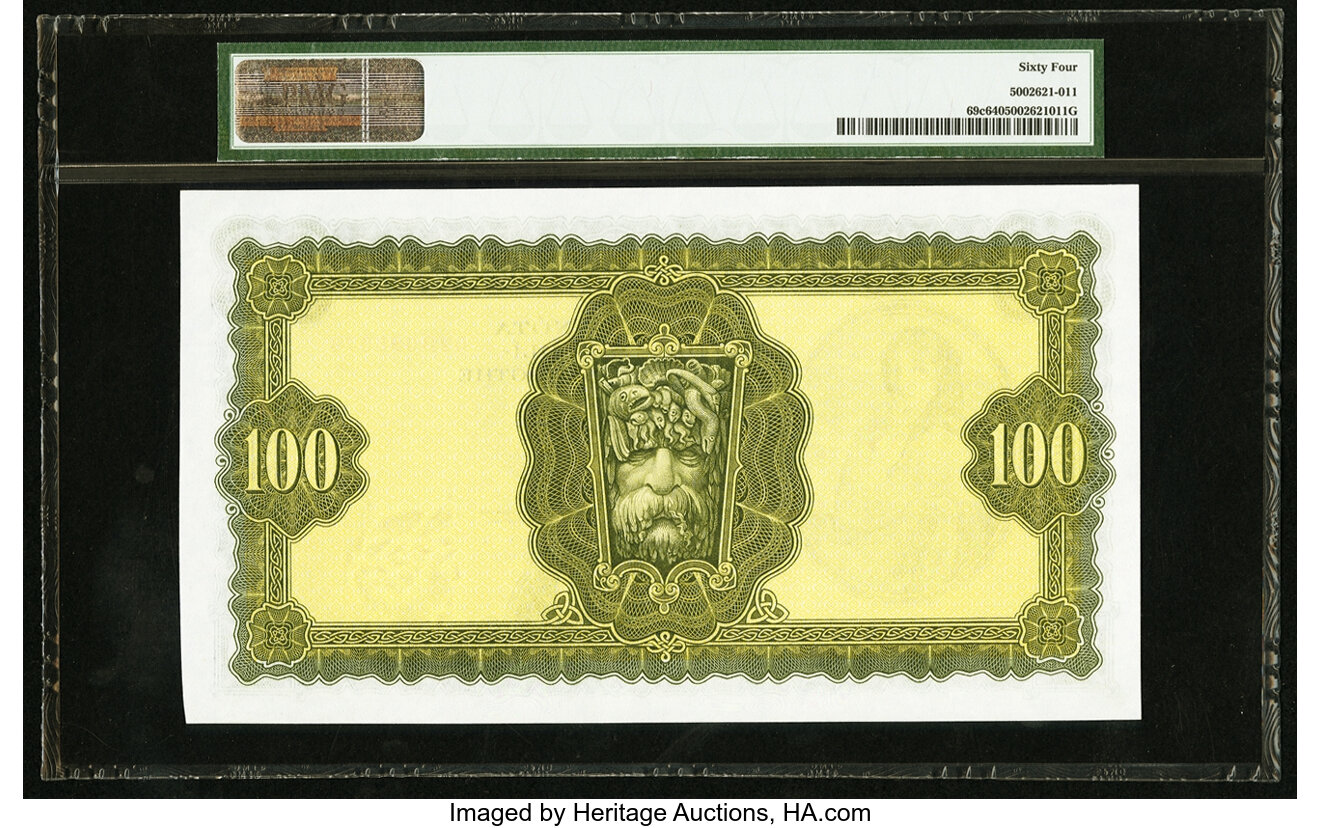 image for: Ireland, Republic of  100 pounds (B214as3)