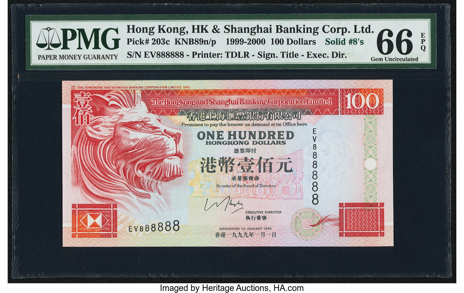 image for: Hong Kong  100 dollars (B683e)
