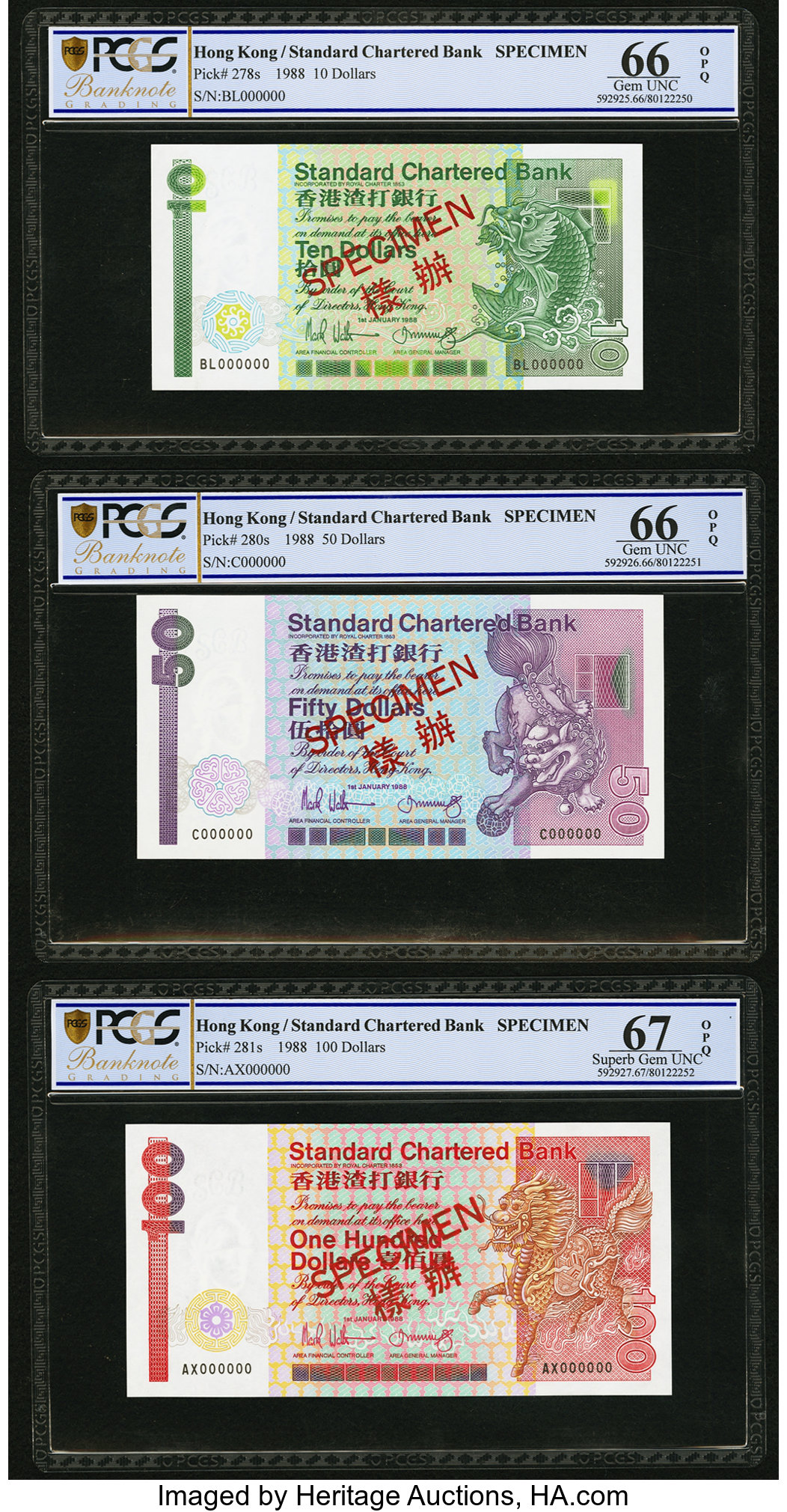 image for: Hong Kong  100 dollars (B404a)