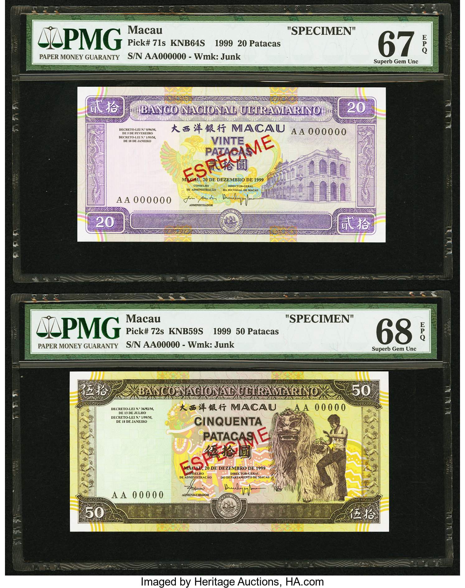 image for: Macau  100 patacas (B064bs)