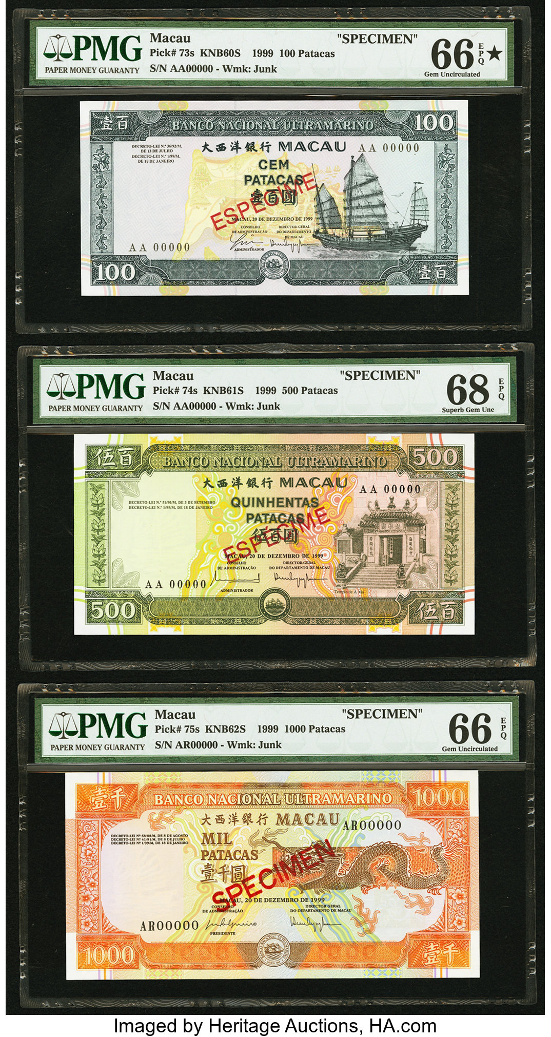 image for: Macau  500 patacas (B065c)