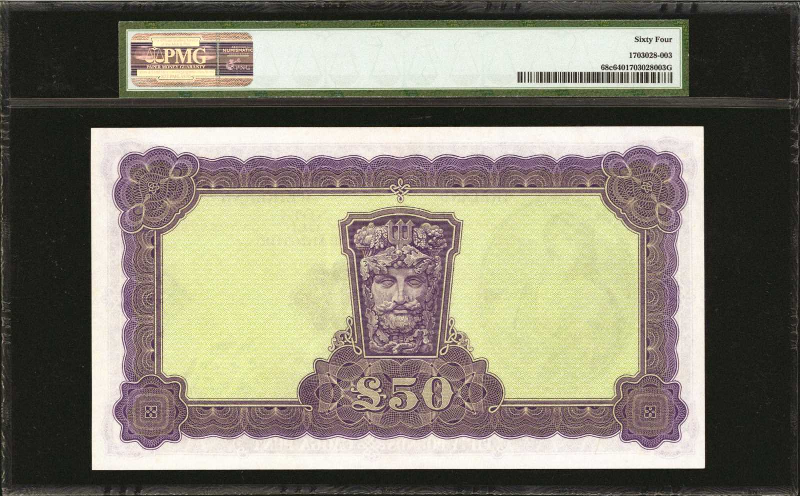 image for: Ireland, Republic of  50 pounds (B213a)