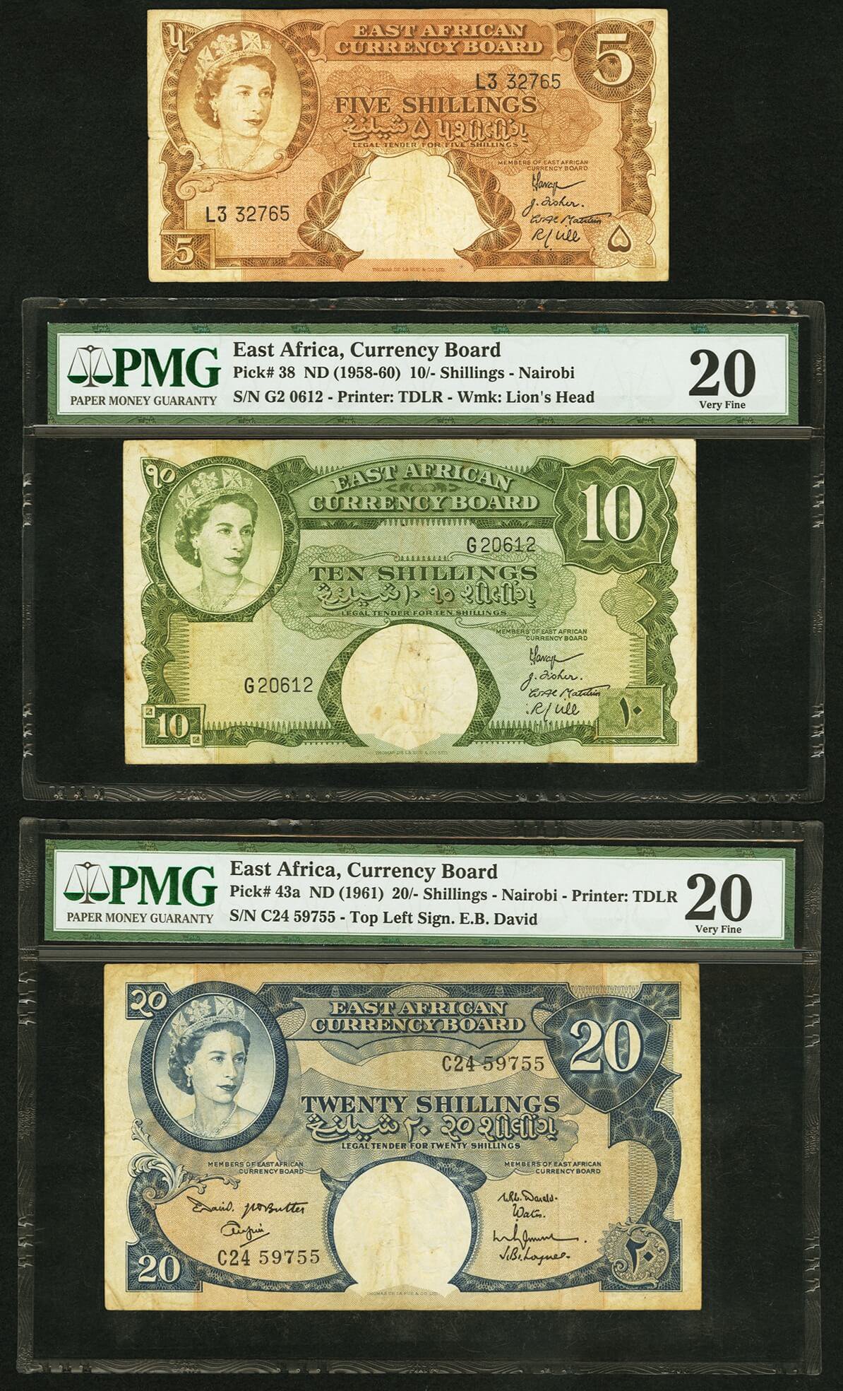 image for: East Africa  10 shillings(B228a)