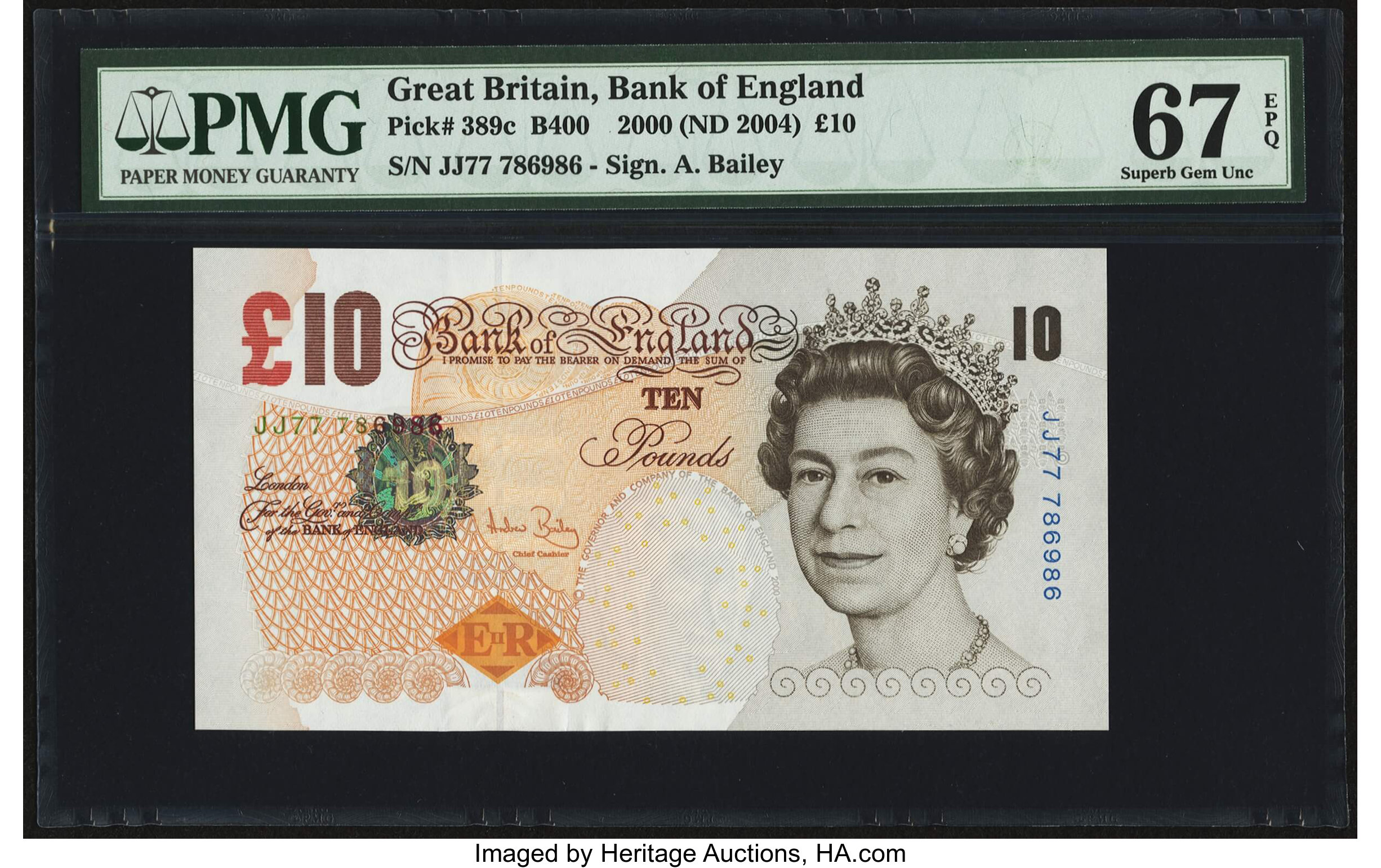 image for: United Kingdom  10 pounds (B199c)