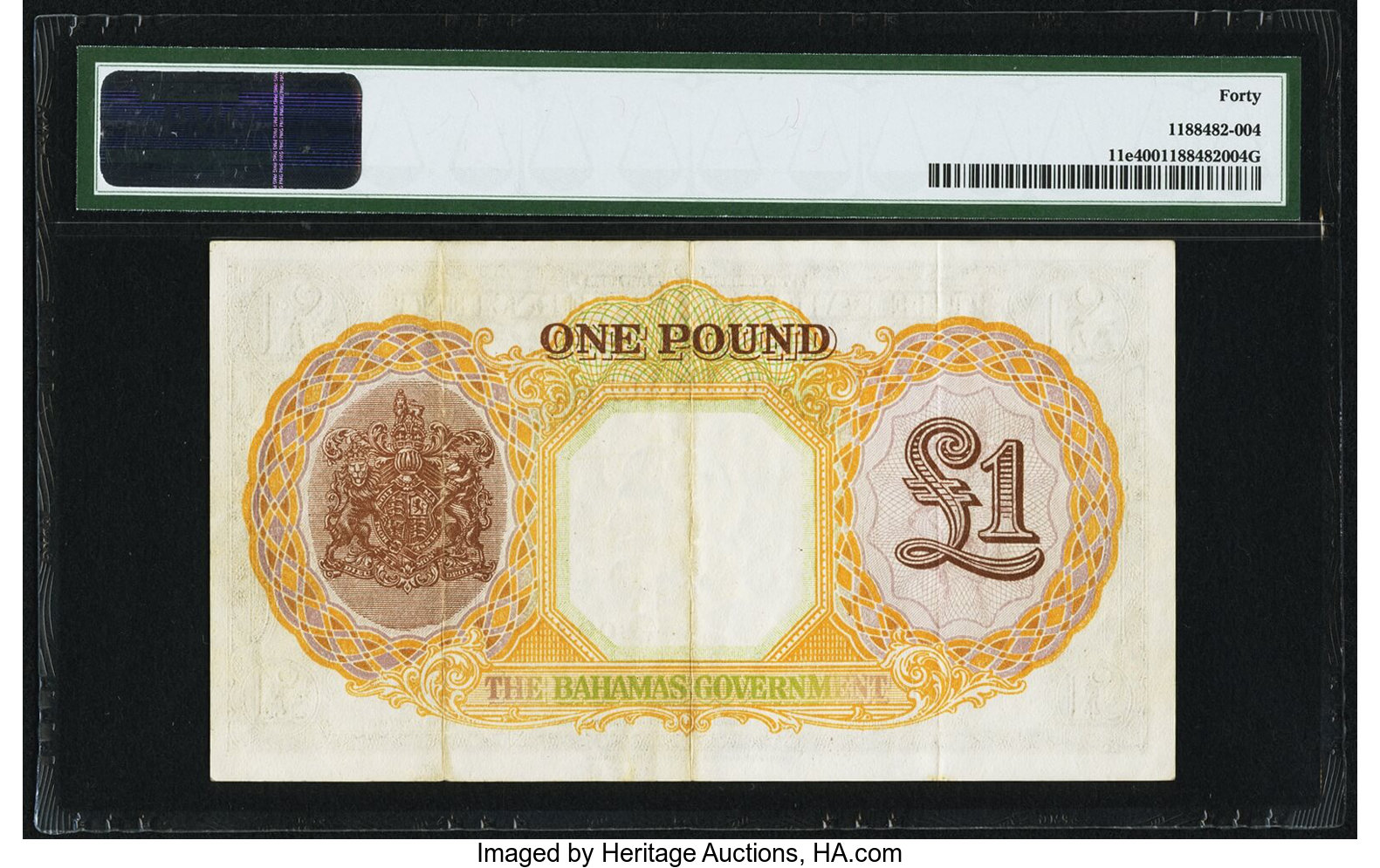 image for: Bahamas  1 pound(B110cs)