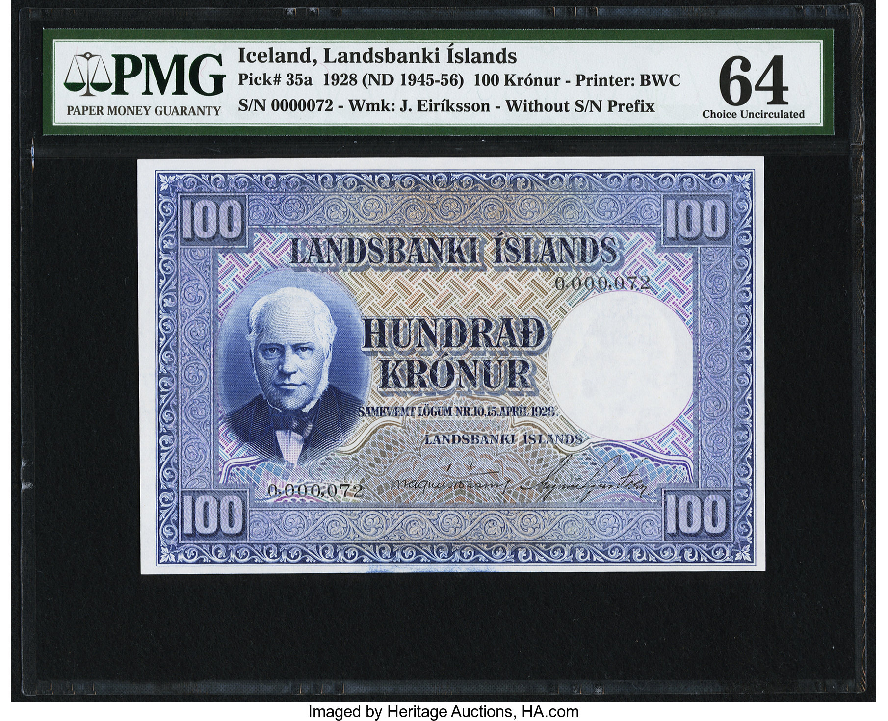 image for: Iceland  100 kr?nur (B613b2s)