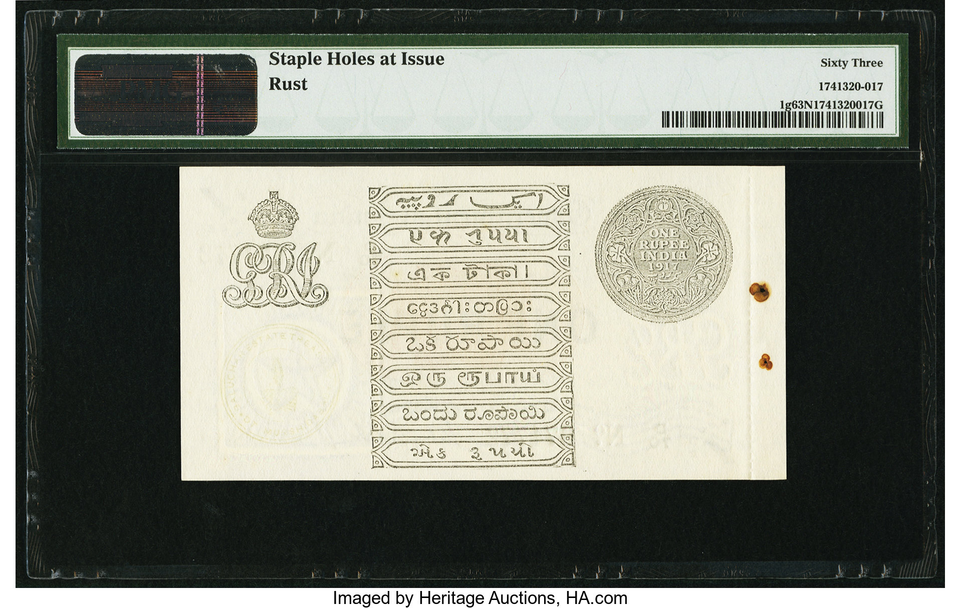 image for: India  1 rupee (B135cs)
