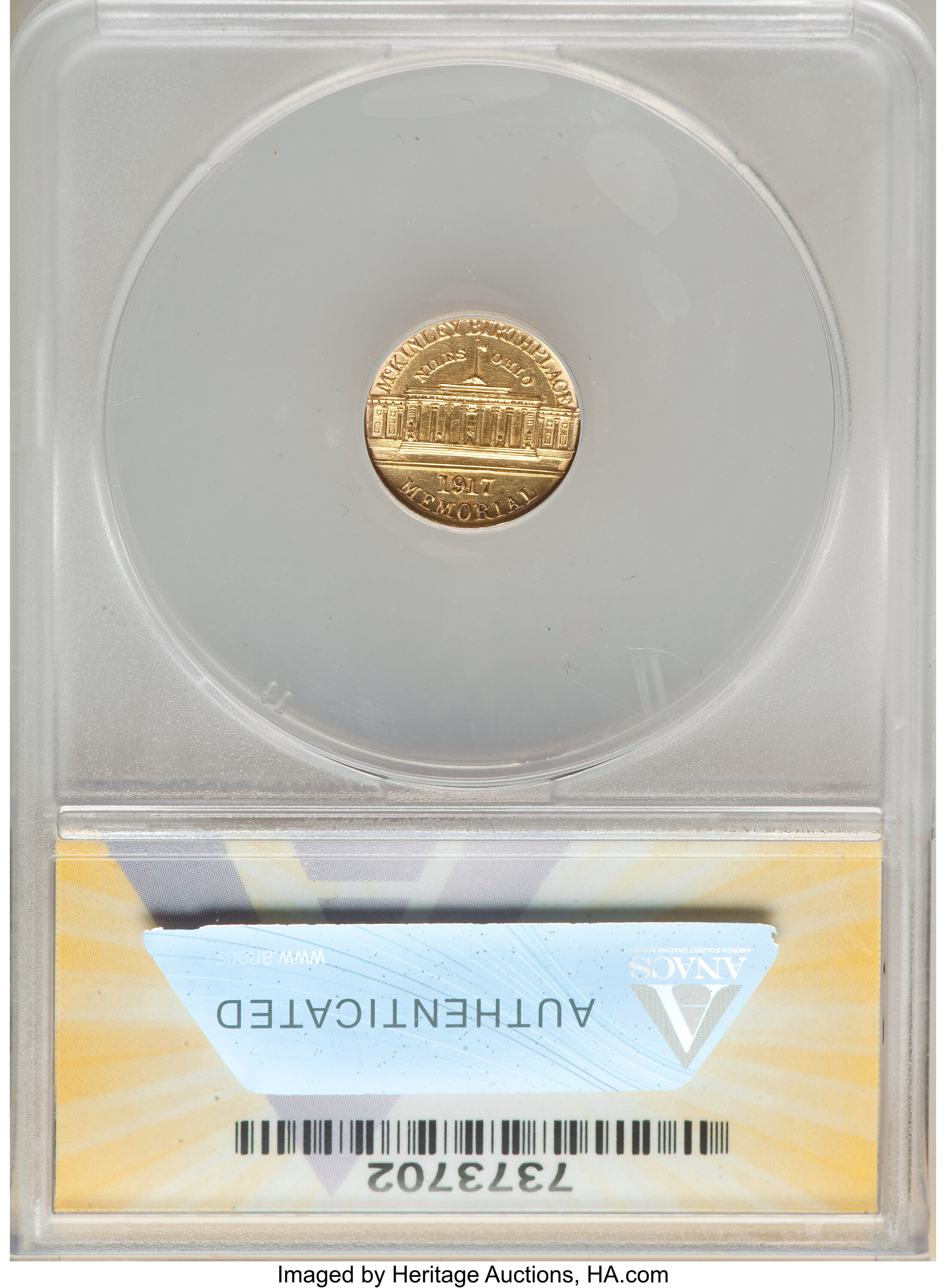 1917 G$1 McKinley Memorial XF45 thumbnail 3