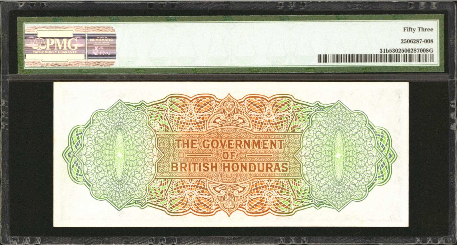image for: British Honduras  10 dollars (B130as)