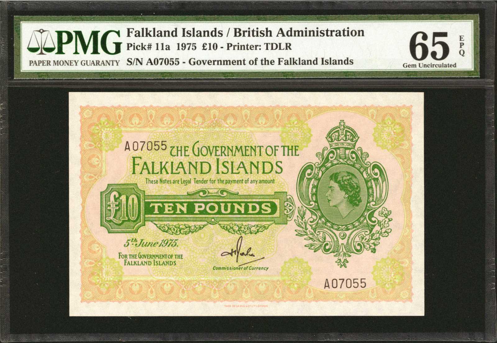 image for: Falkland Islands  10 pounds (B216cs1)