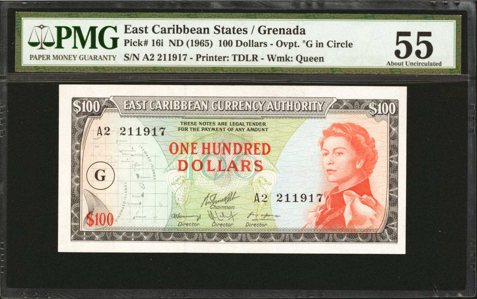 image for: East Caribbean States  100 dollars (B104cm)