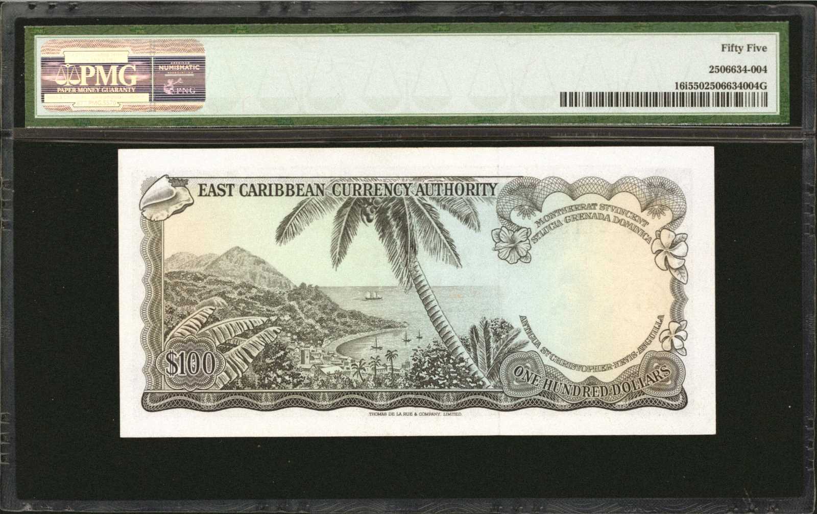 image for: East Caribbean States  100 dollars (B104a3)