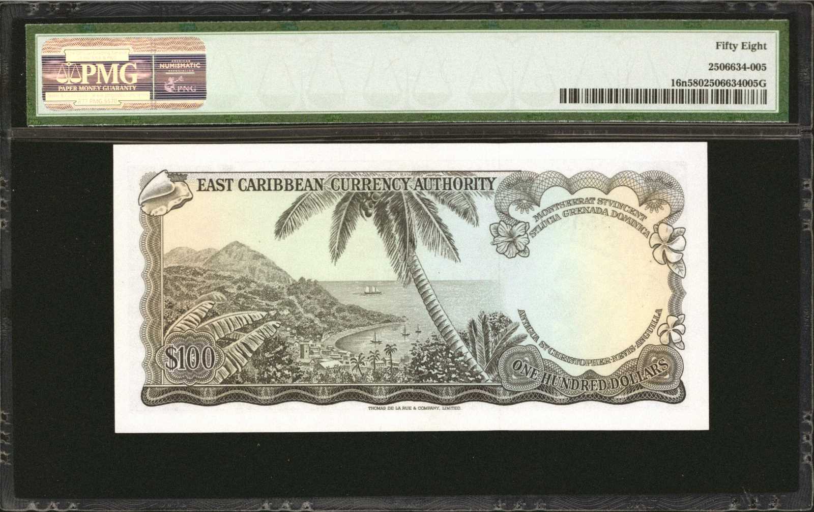 image for: East Caribbean States  100 dollars (B104c9)