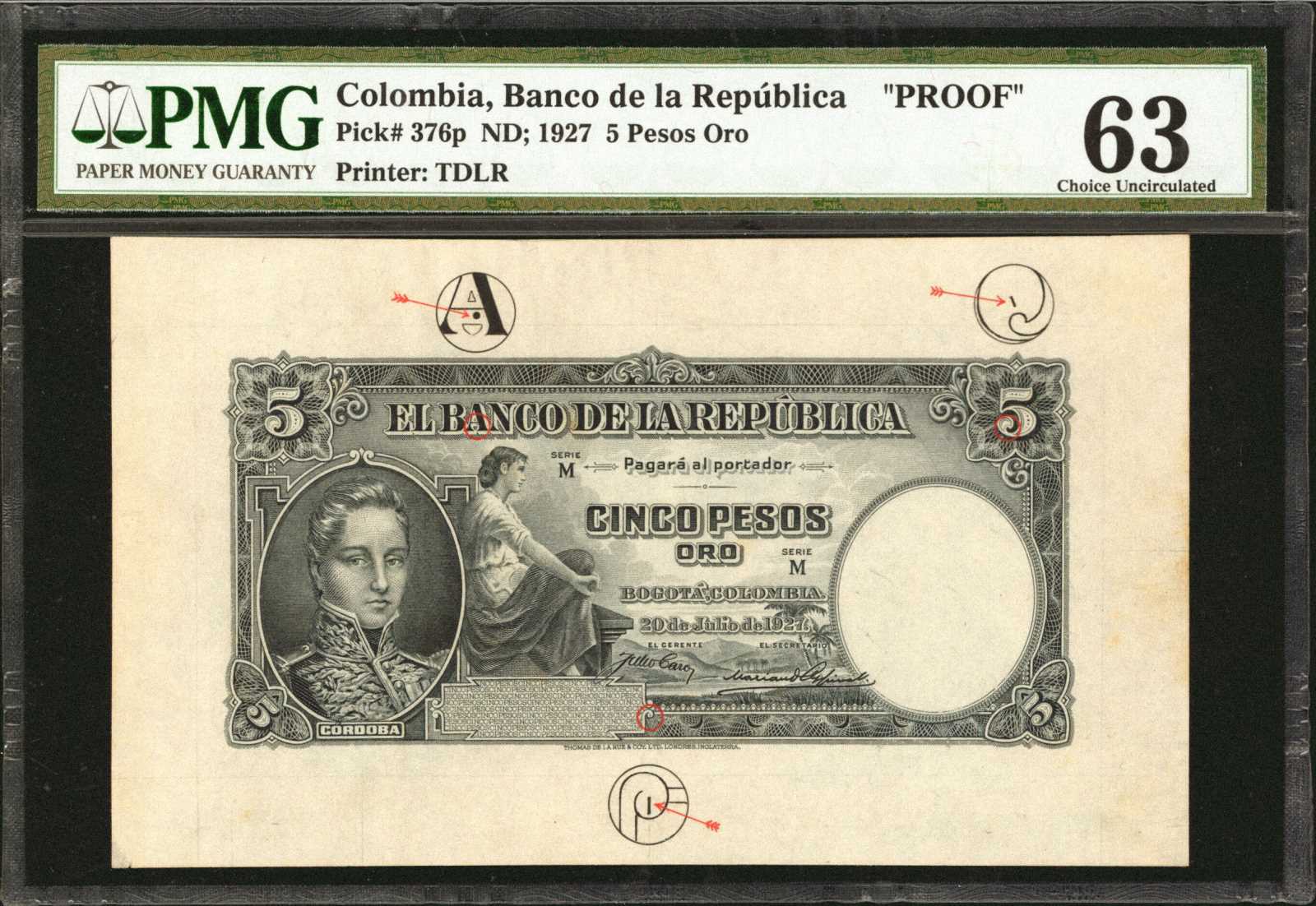 image for: Colombia  20 pesos oro(B920a)