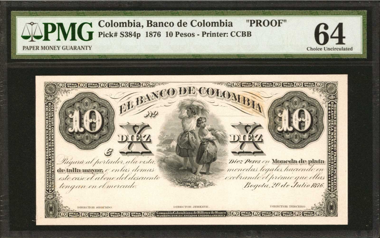 image for: Colombia  1/2 peso oro(B921a)