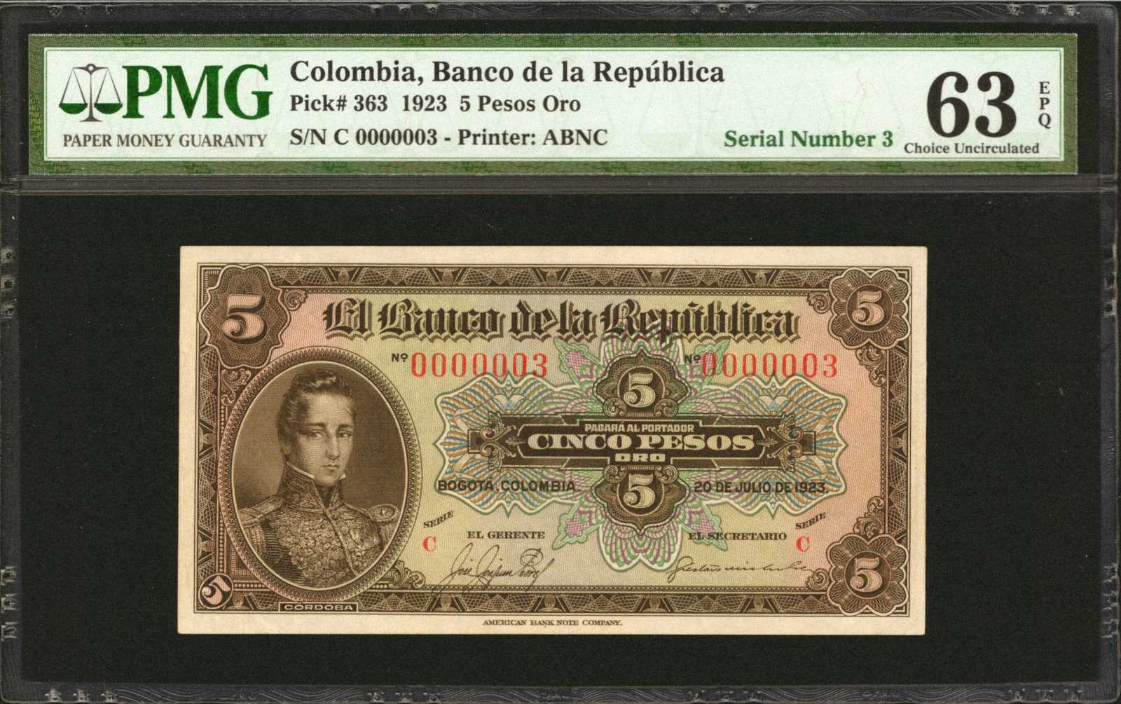 image for: Colombia  1 peso oro(B905ap2)