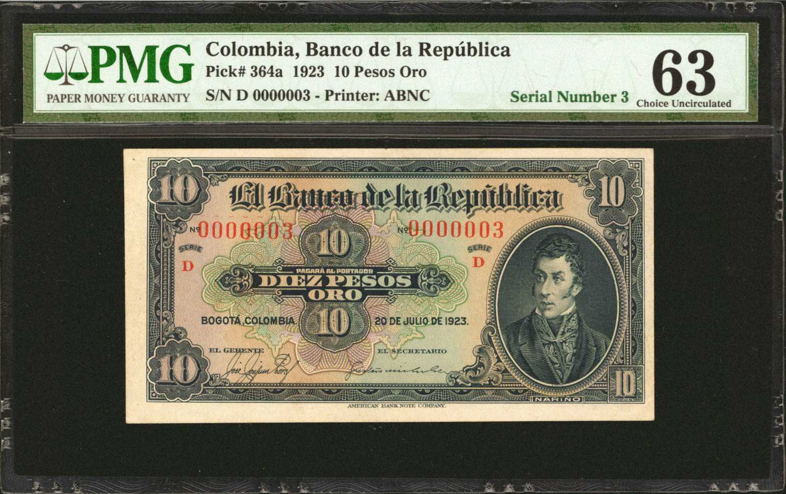 image for: Colombia  10 pesos oro(B908ap2)