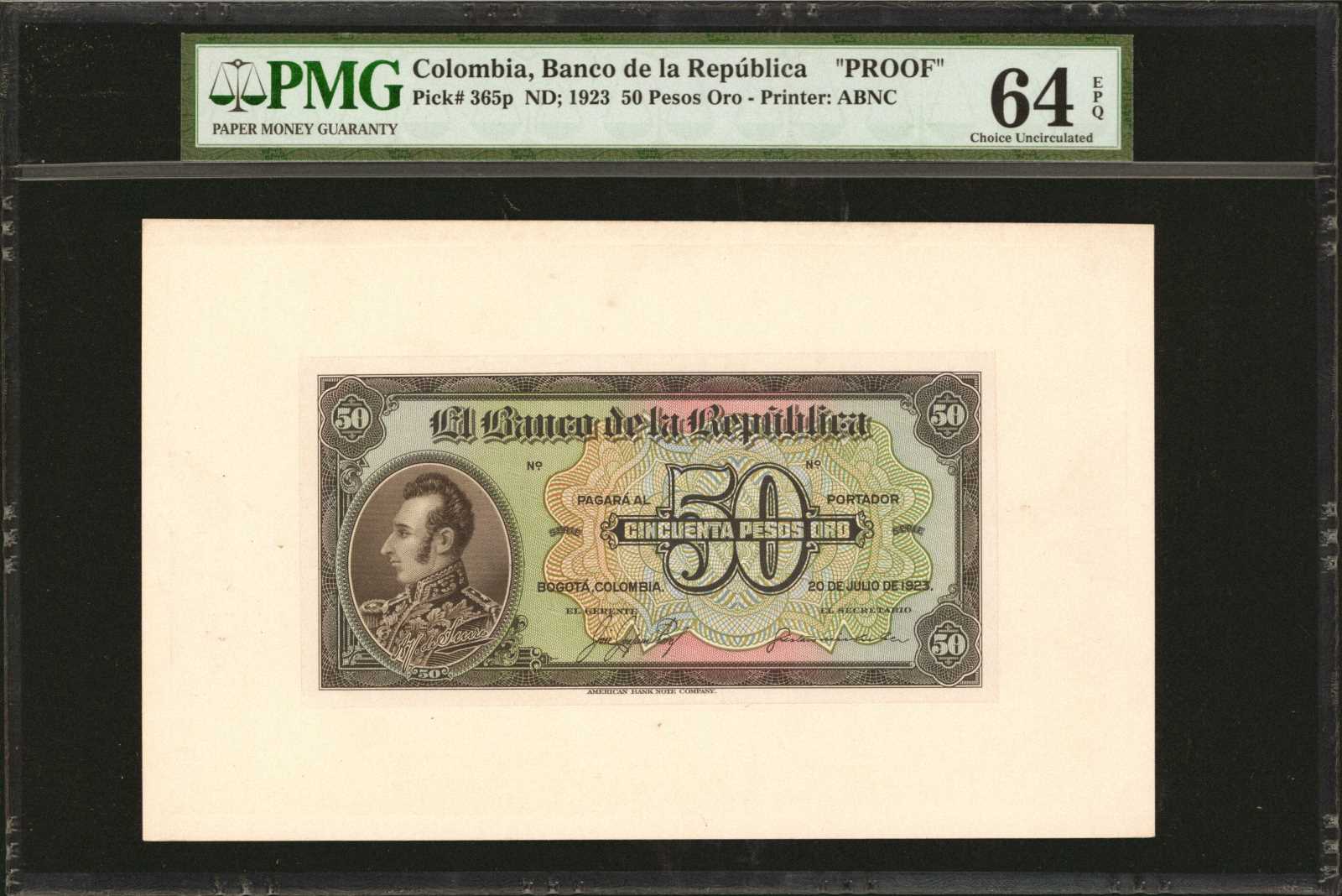 image for: Colombia  50 pesos oro(B909as)